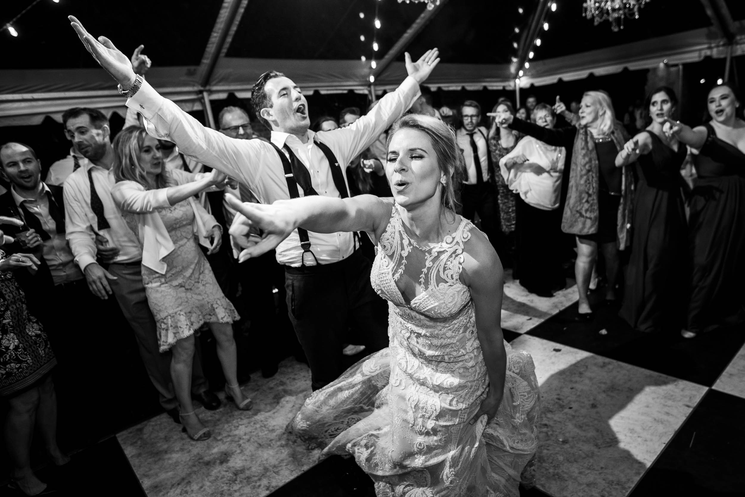 Bride and groom last dance during a Glessner House Chicago wedding reception.