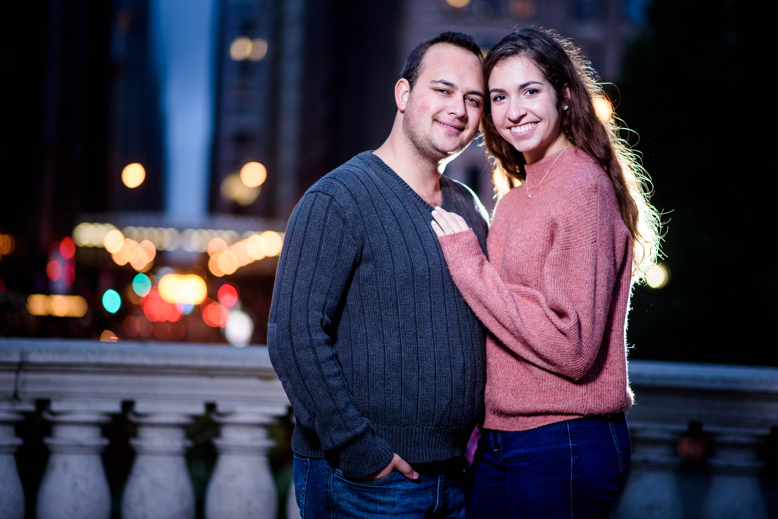 Downtown Chicago engagement session captured by J. Brown Photography. See more engagement photo ideas at jbrownphotography.com!