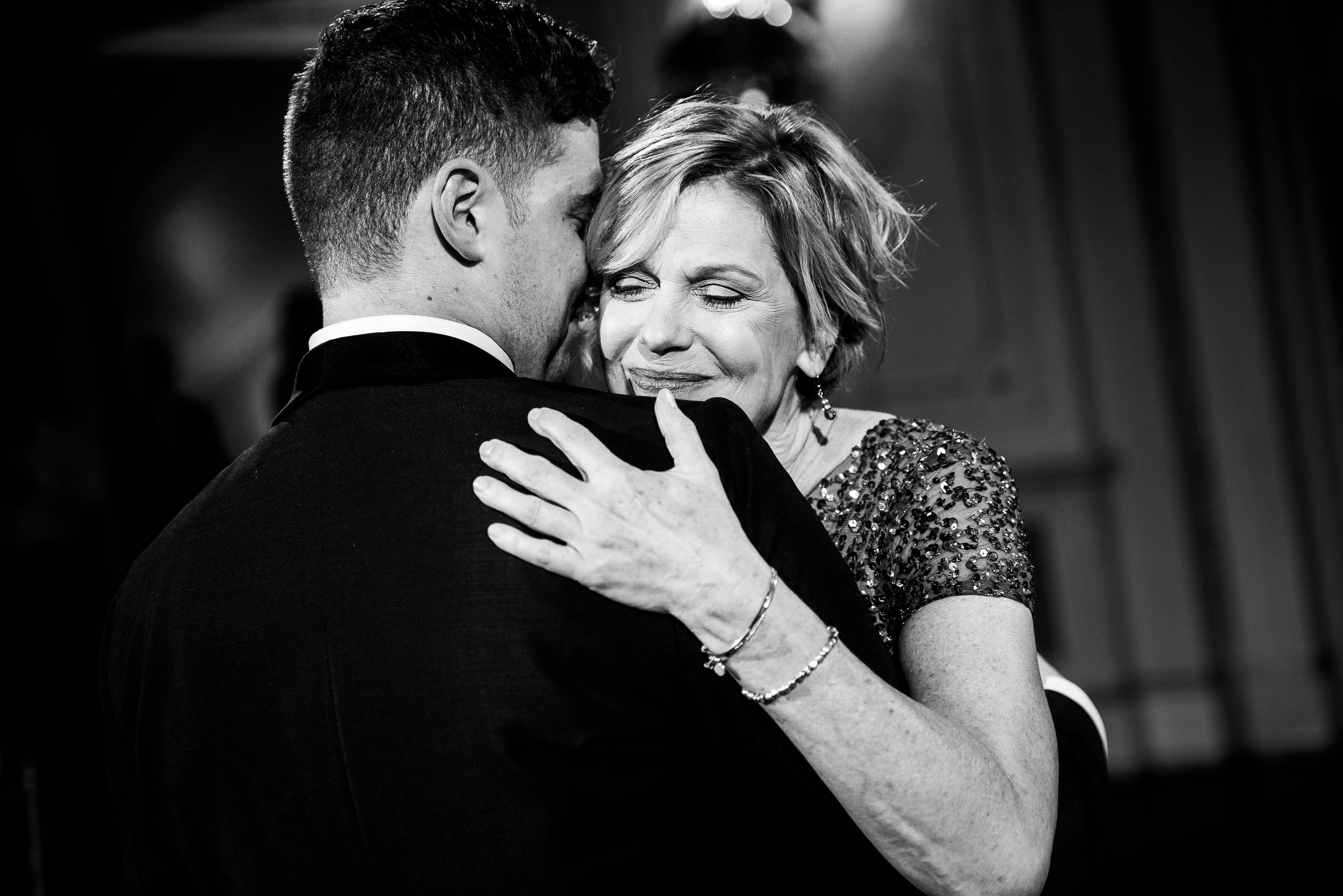 Mother/son dance for luxurious fall wedding at the Chicago Symphony Center captured by J. Brown Photography. See more wedding ideas at jbrownphotography.com!