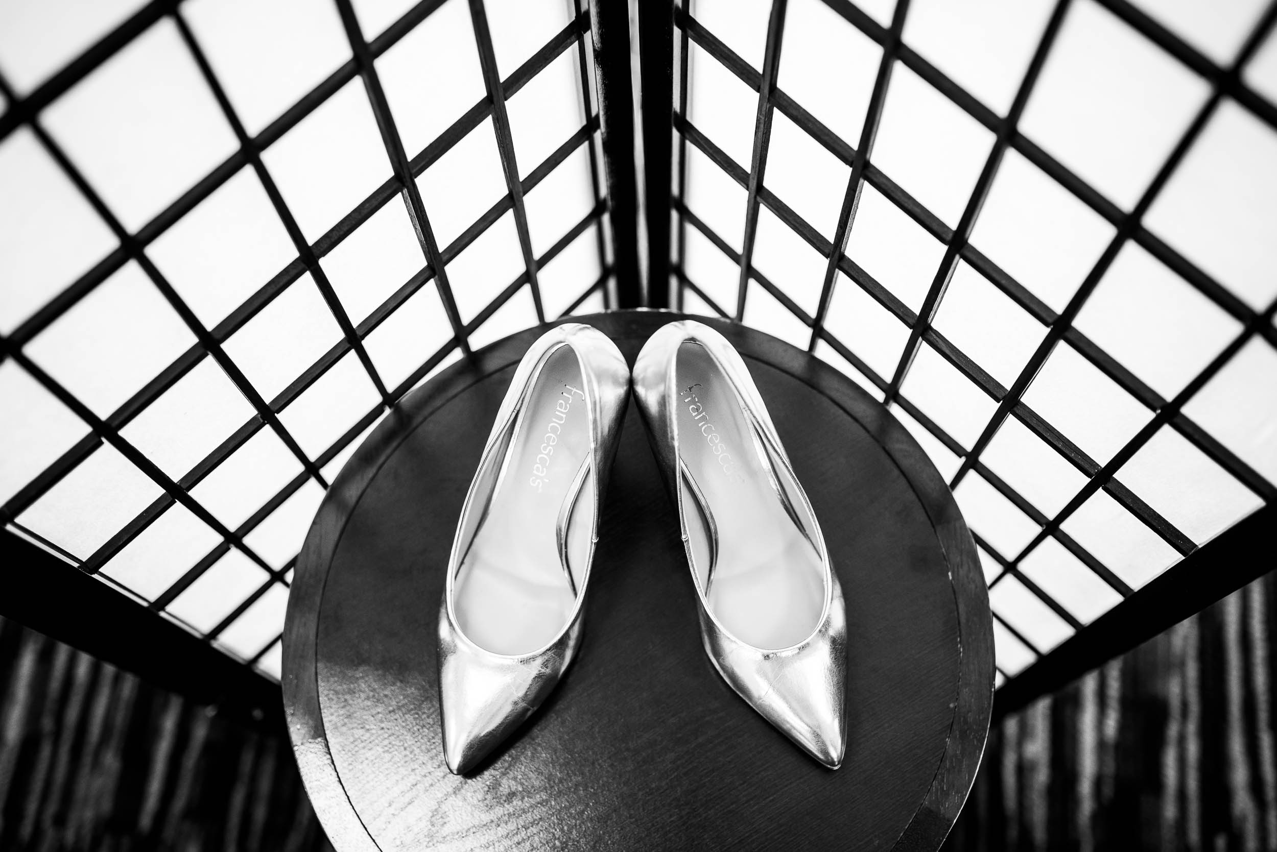 Bridal Shoes: Modern industrial Chicago wedding inside Prairie Street Brewhouse captured by J. Brown Photography. Find more wedding ideas at jbrownphotography.com!