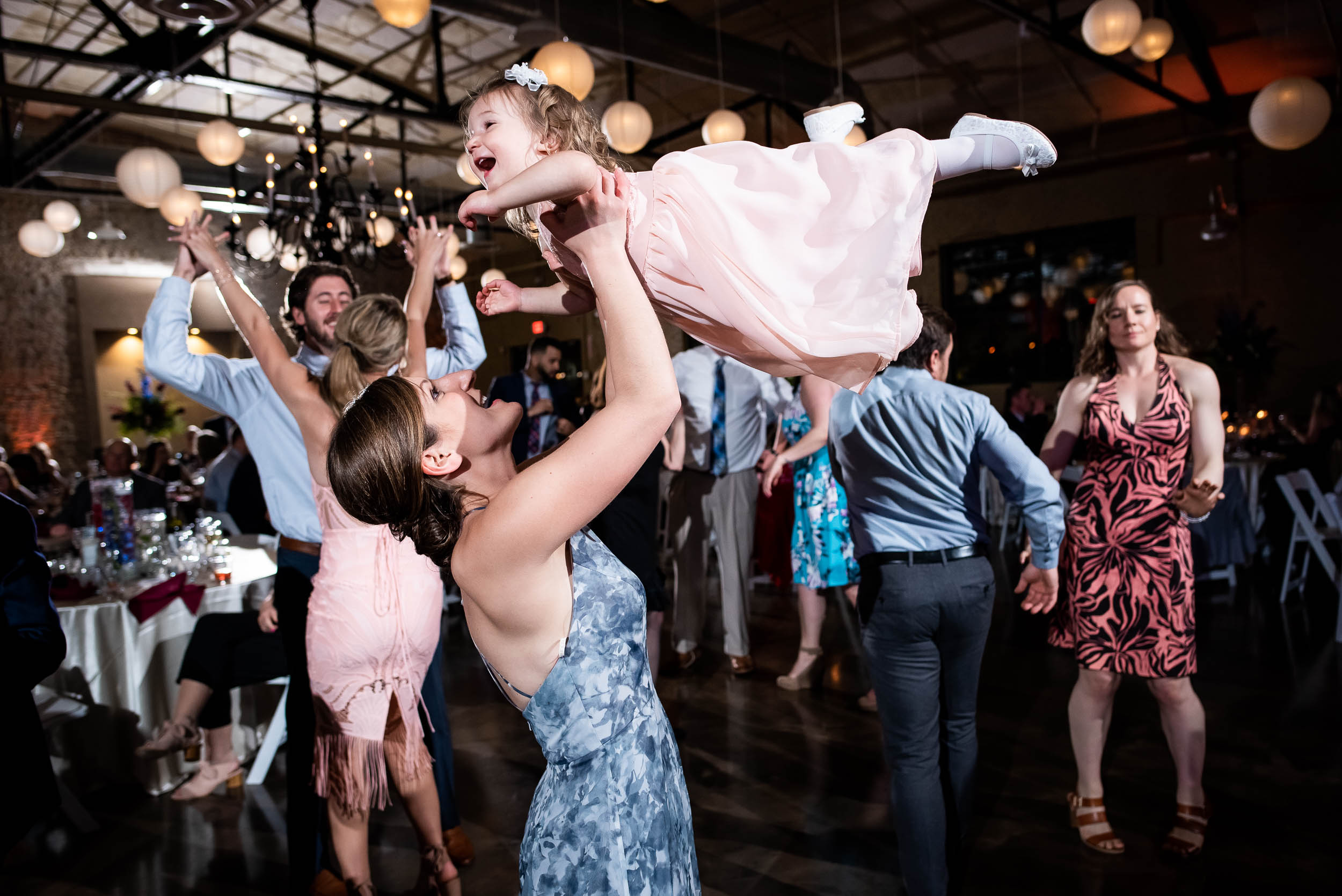 Wedding reception fun: Modern industrial Chicago wedding inside Prairie Street Brewhouse captured by J. Brown Photography. Find more wedding ideas at jbrownphotography.com!