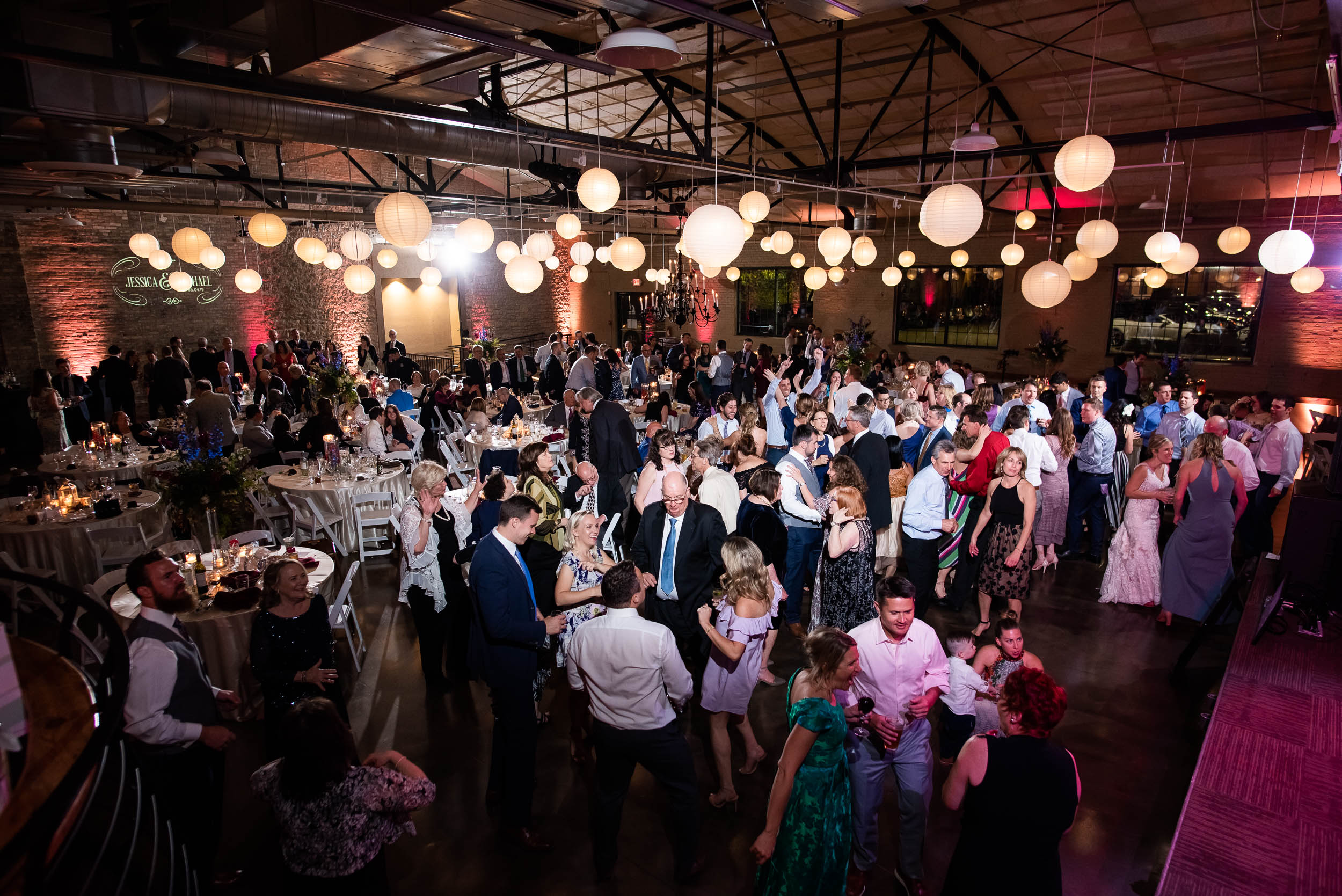 Brewhouse wedding celebration: Modern industrial Chicago wedding inside Prairie Street Brewhouse captured by J. Brown Photography. Find more wedding ideas at jbrownphotography.com!