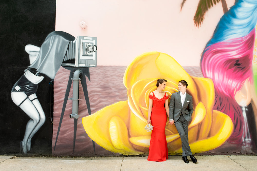 Non-traditional wedding ideas: Carnivale Chicago wedding captured by J Brown Photography