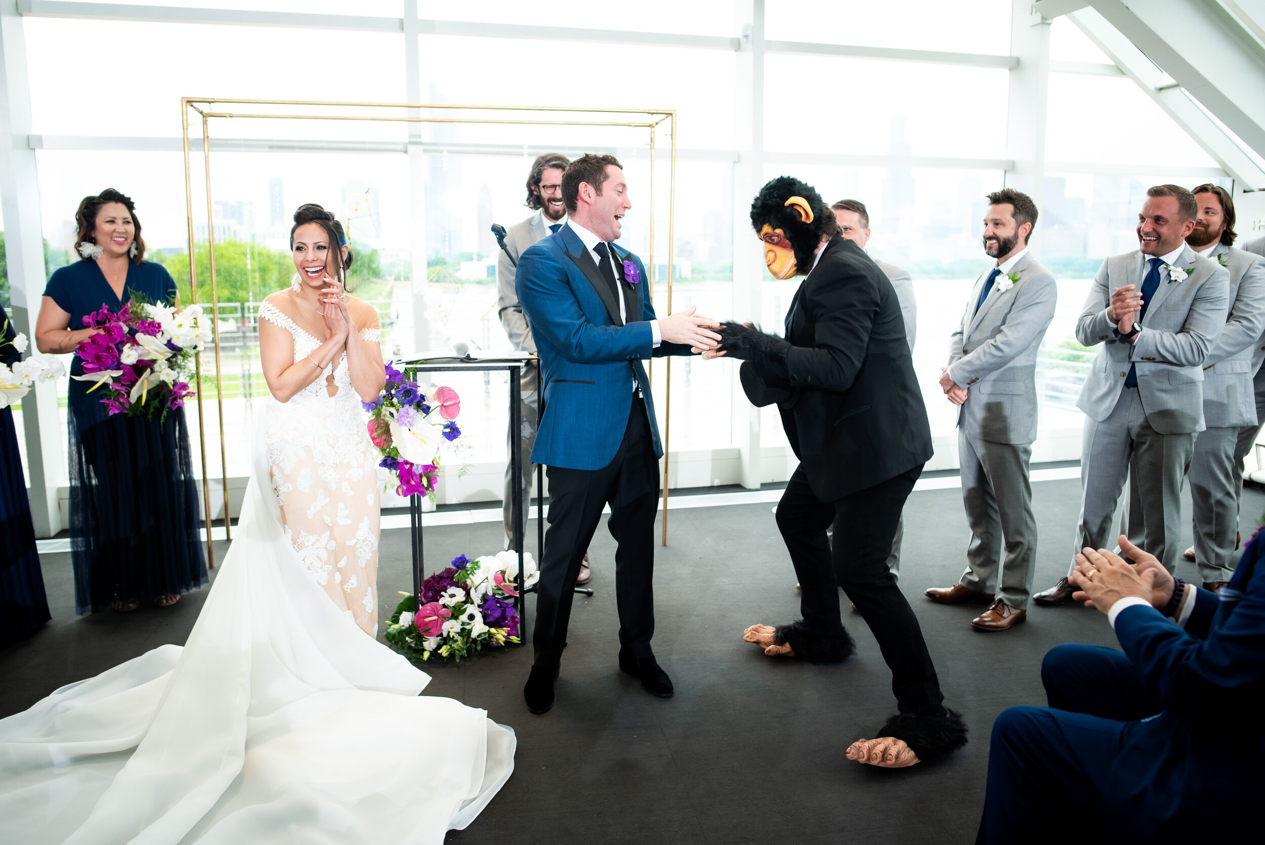 Adler Planetarium | Indoor Wedding Ceremony | Chicago IL