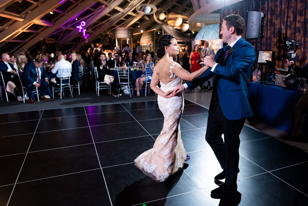 Adler Planetarium | Candid Wedding Photography | Chicago IL