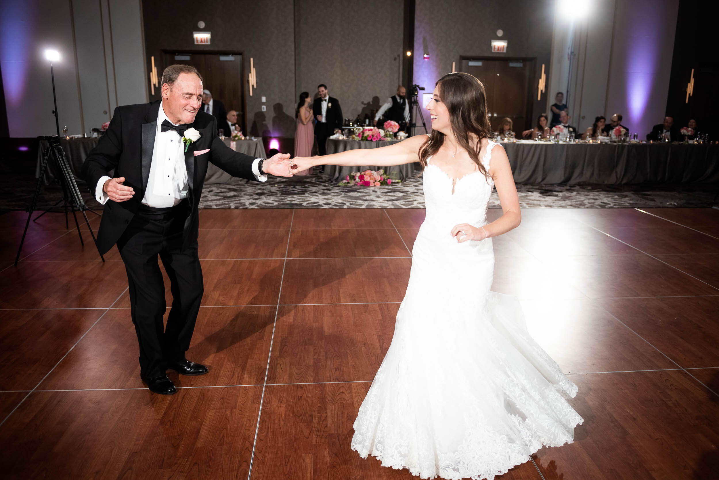 Father daughter dance: Loews Chicago Hotel Wedding captured by J. Brown Photography