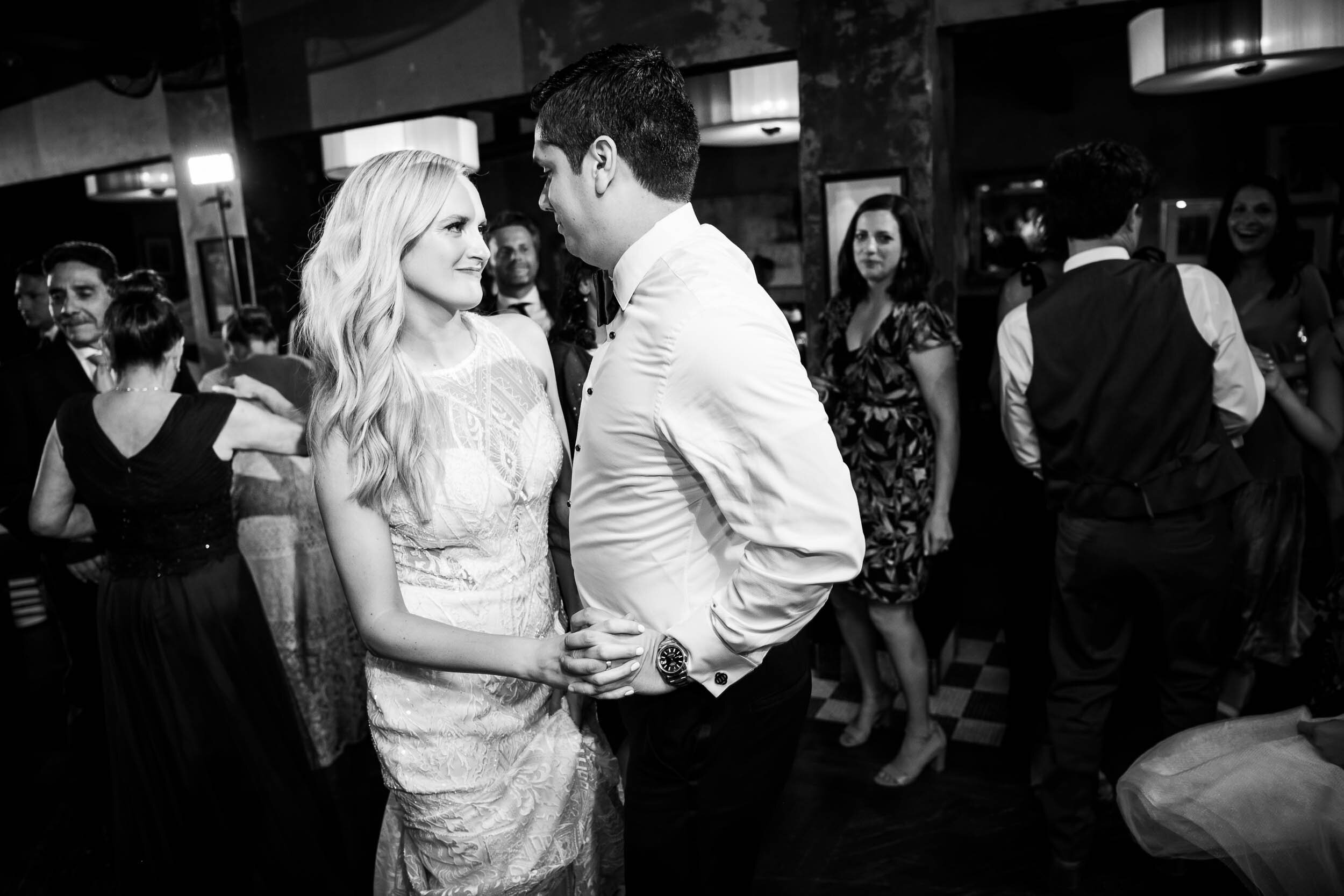 Carnivale Chicago Wedding captured by J. Brown PhotographyWedding dancing: Carnivale Chicago Wedding captured by J. Brown Photography