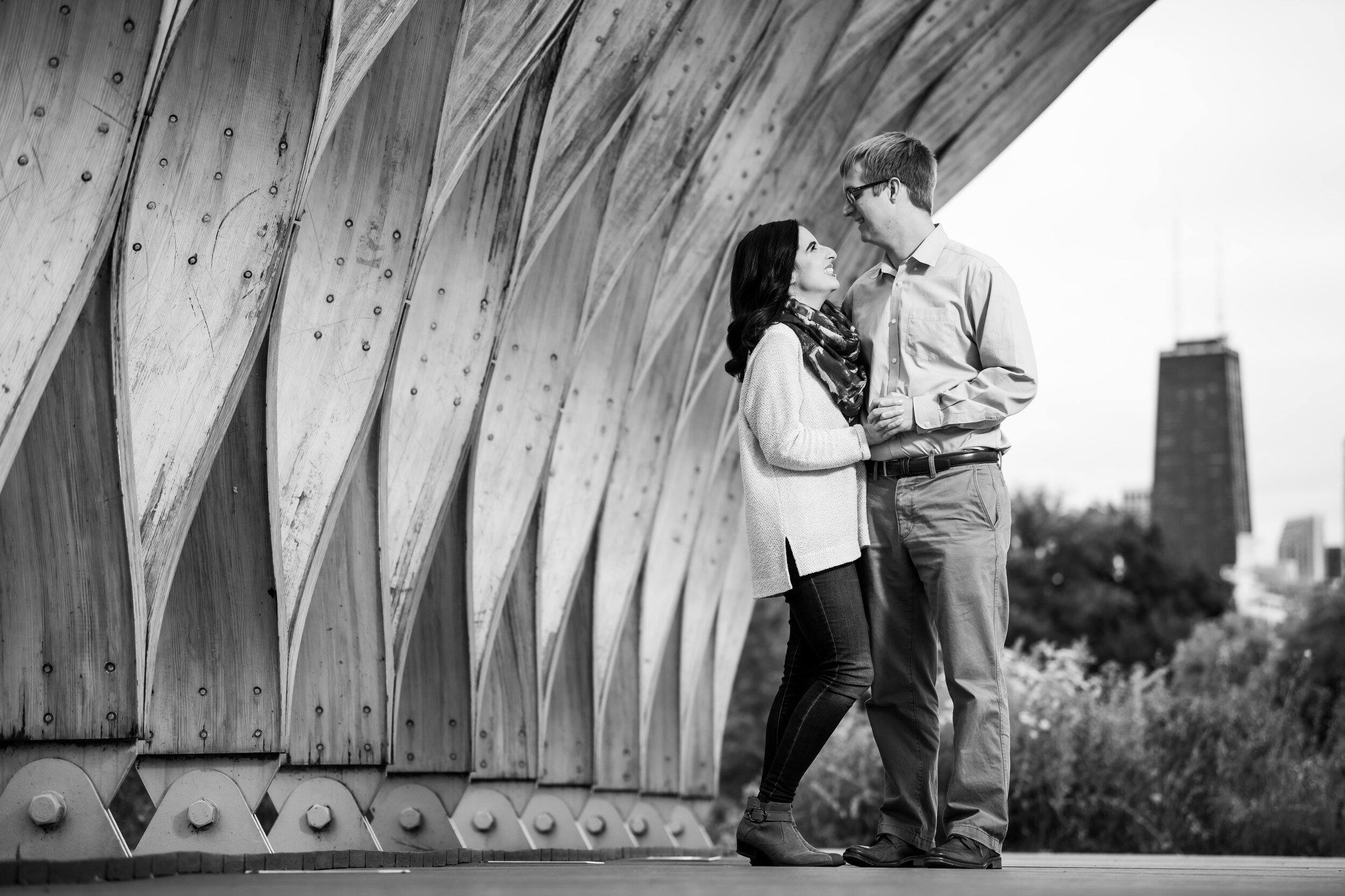 Chicago engagement session at Lincoln Park.