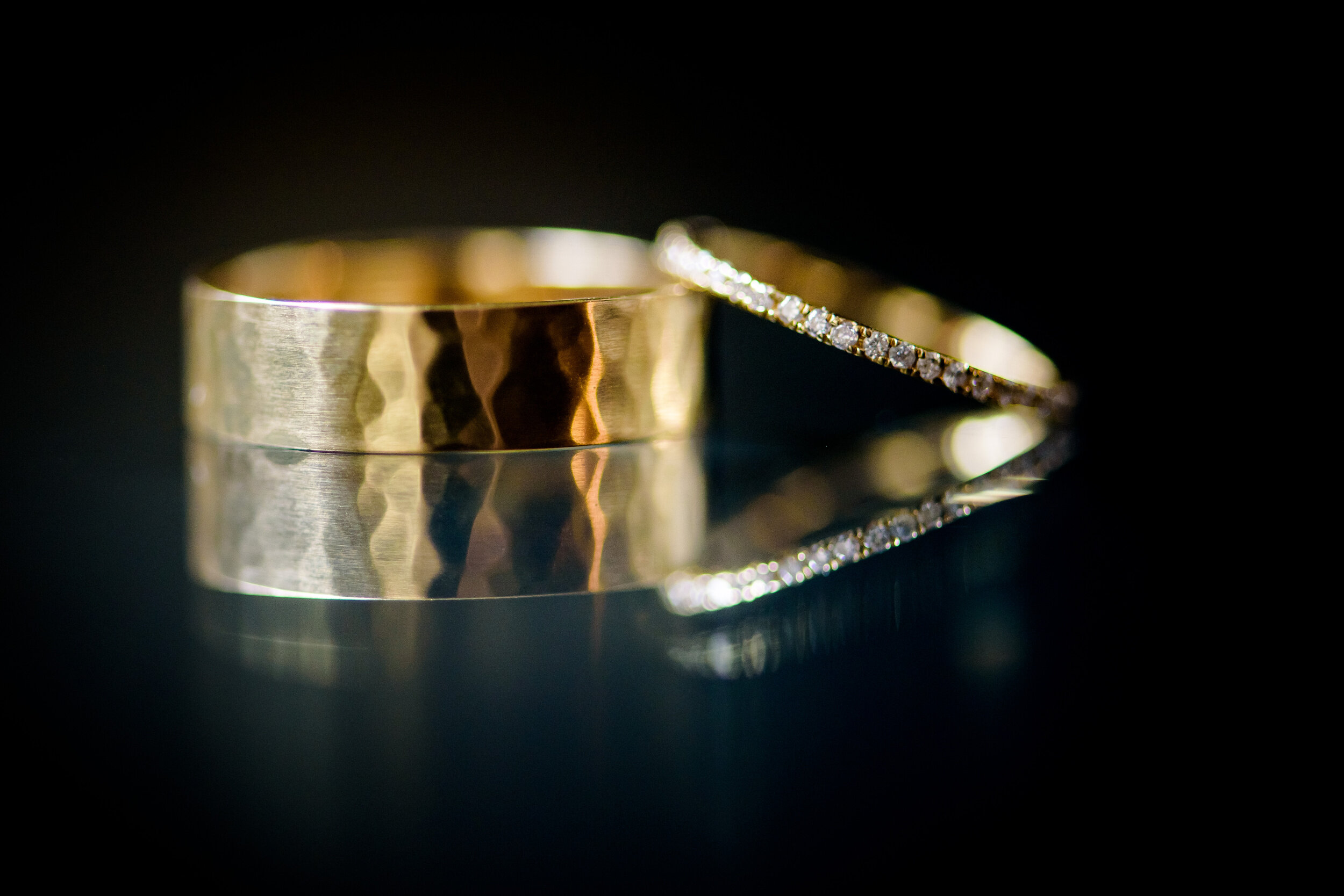 Wedding ring detail photo: Geraghty Chicago wedding photography captured by J. Brown Photography.