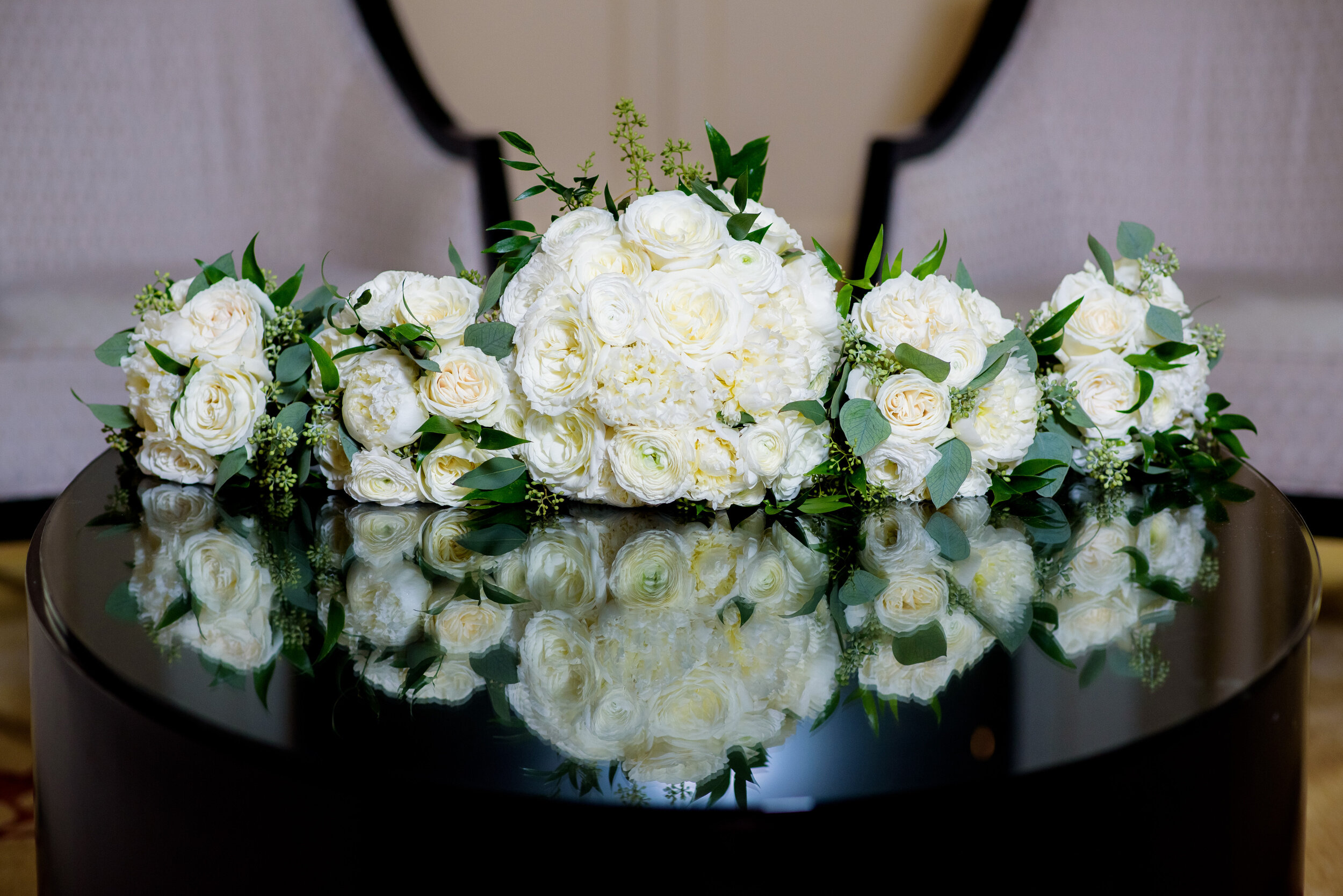 Wedding bouquet detail photo: Geraghty Chicago wedding photography captured by J. Brown Photography.