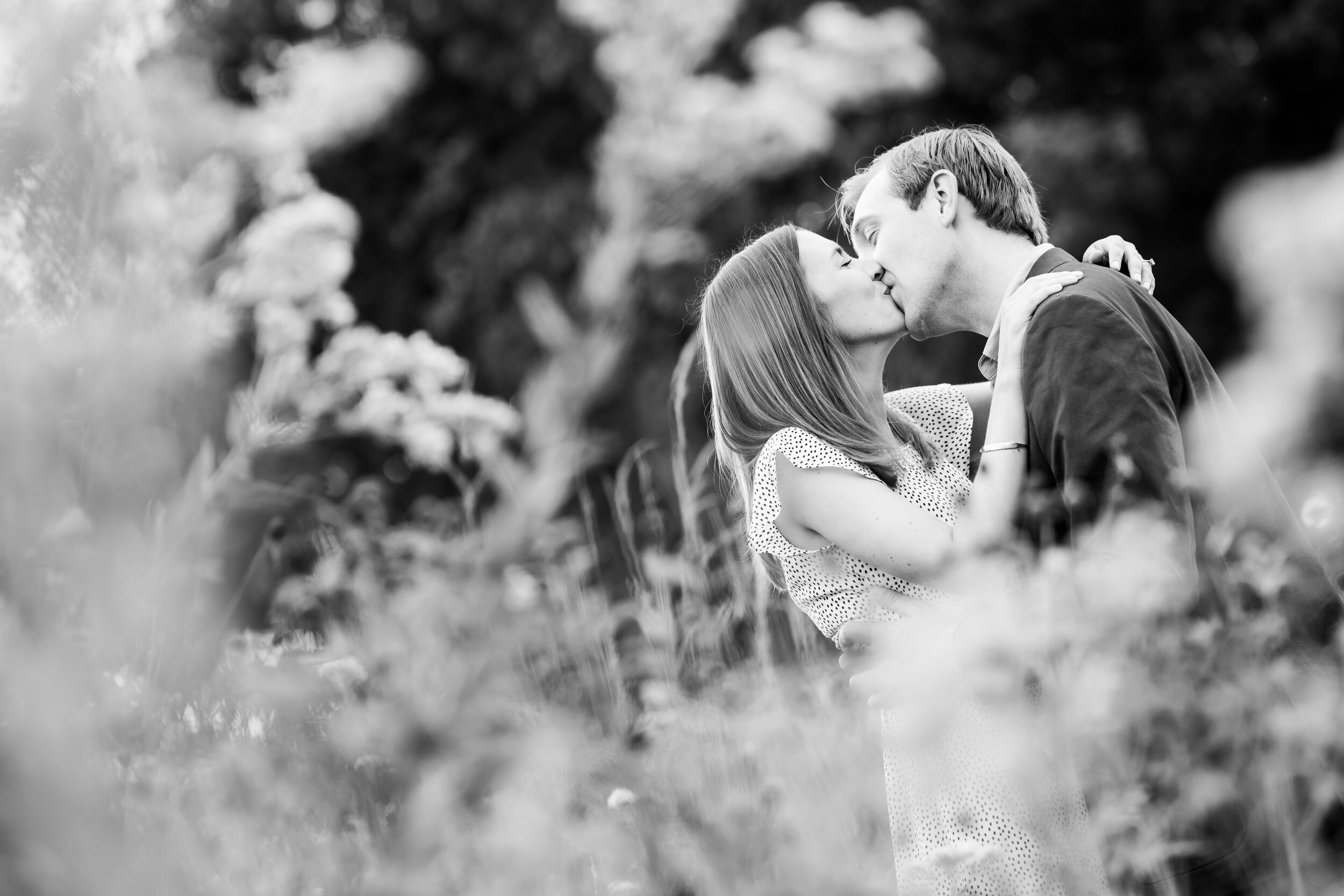 Lincoln Park Nature Boardwalk engagement photos by J. Brown Photography