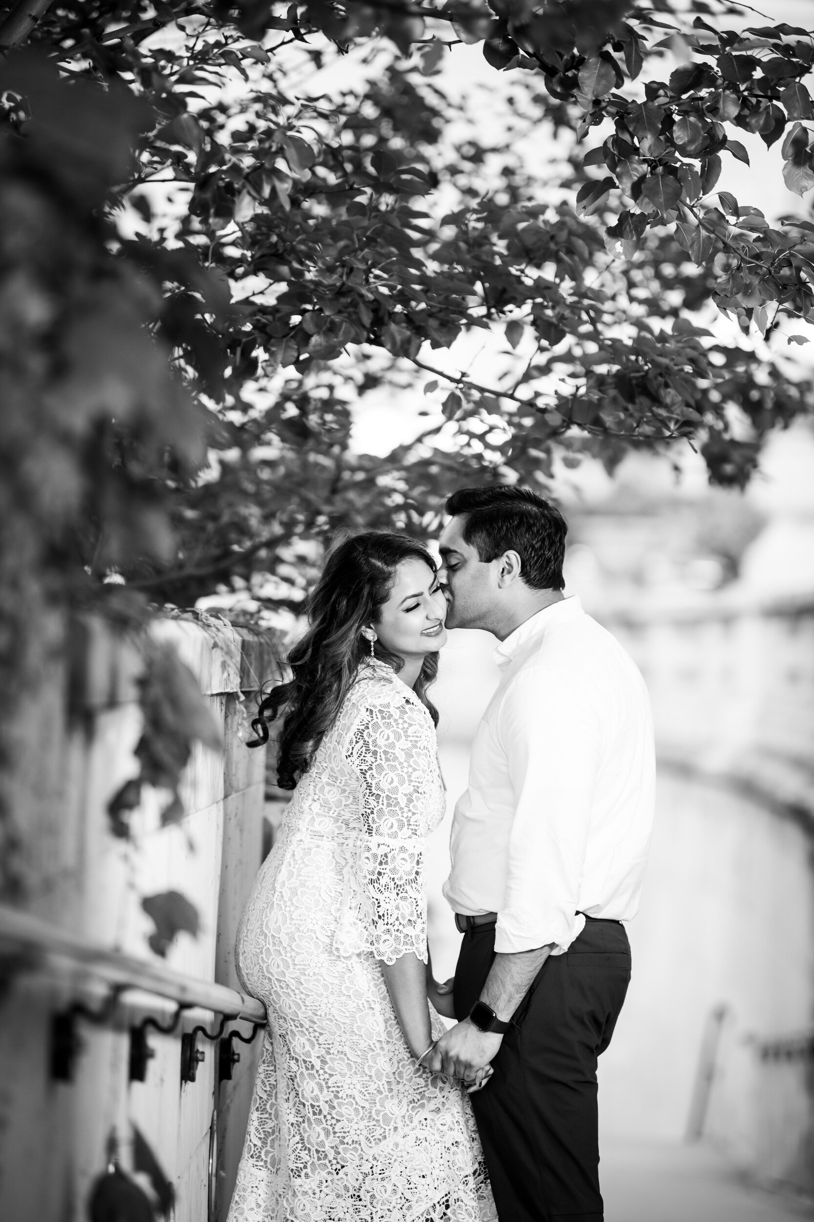 Fun summer engagement session on the Chicago riverwalk.
