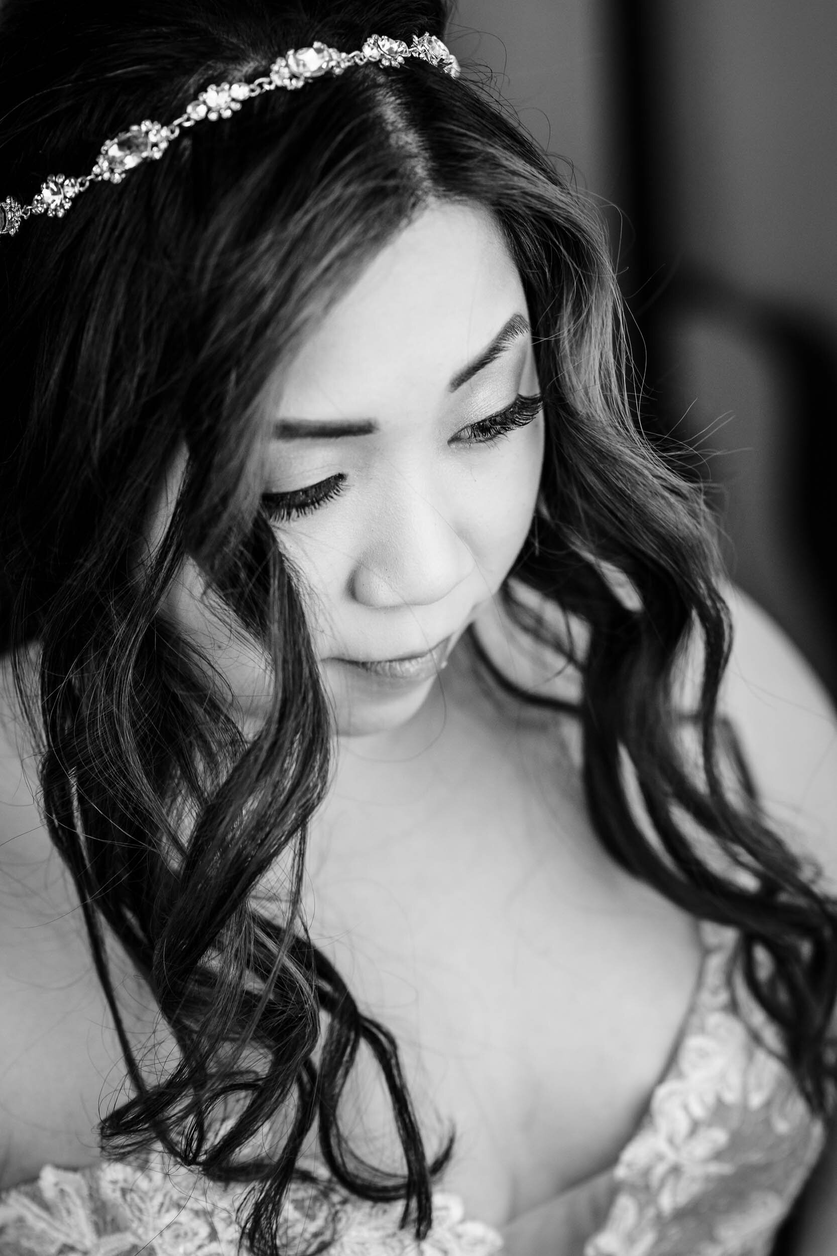 Chicago Wedding Photographer | Ace Hotel | J. Brown Photography | candid portrait of bride.