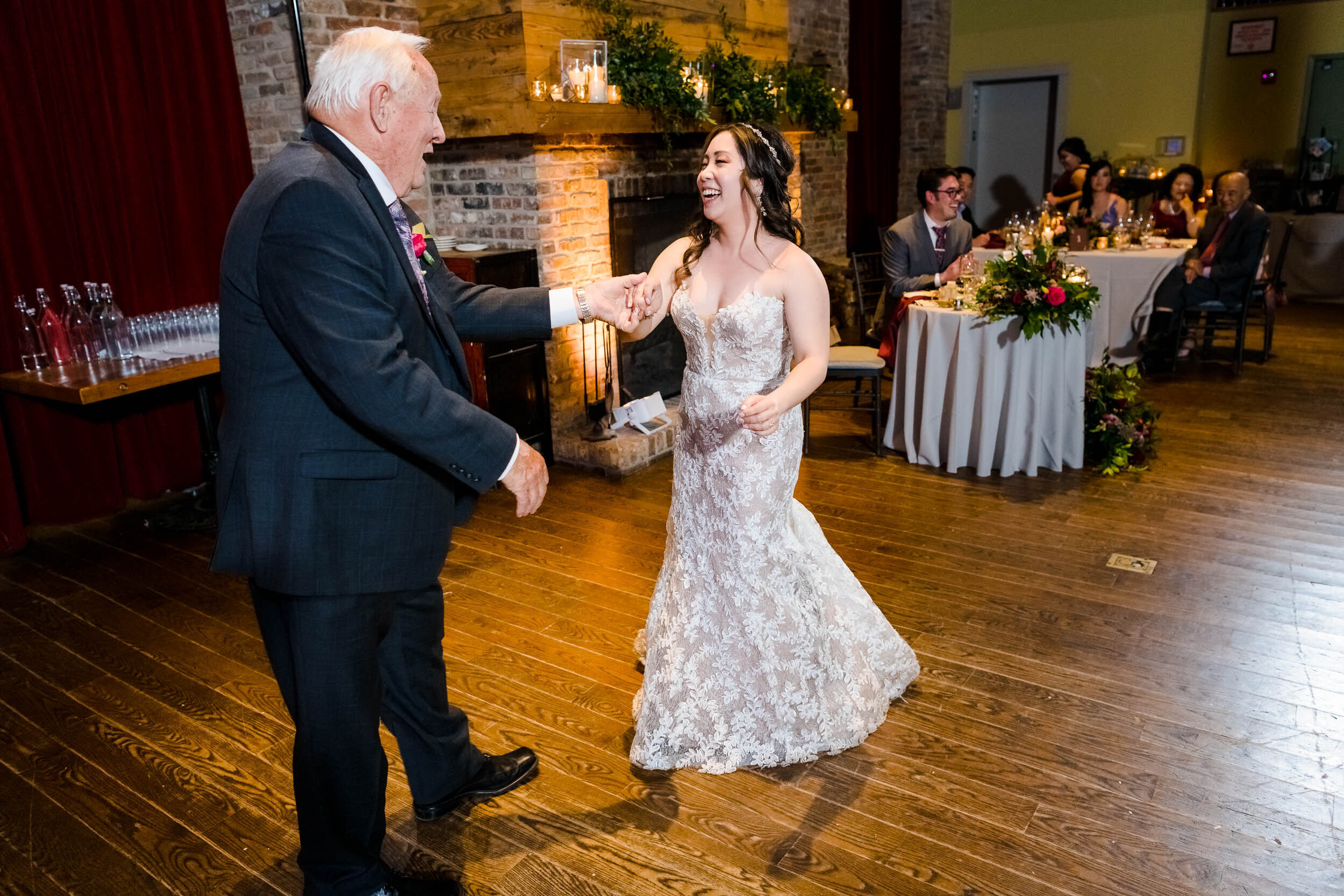 Top Wedding Photographers Near Me | City Winery | J. Brown Photography | bride and father dance during reception.