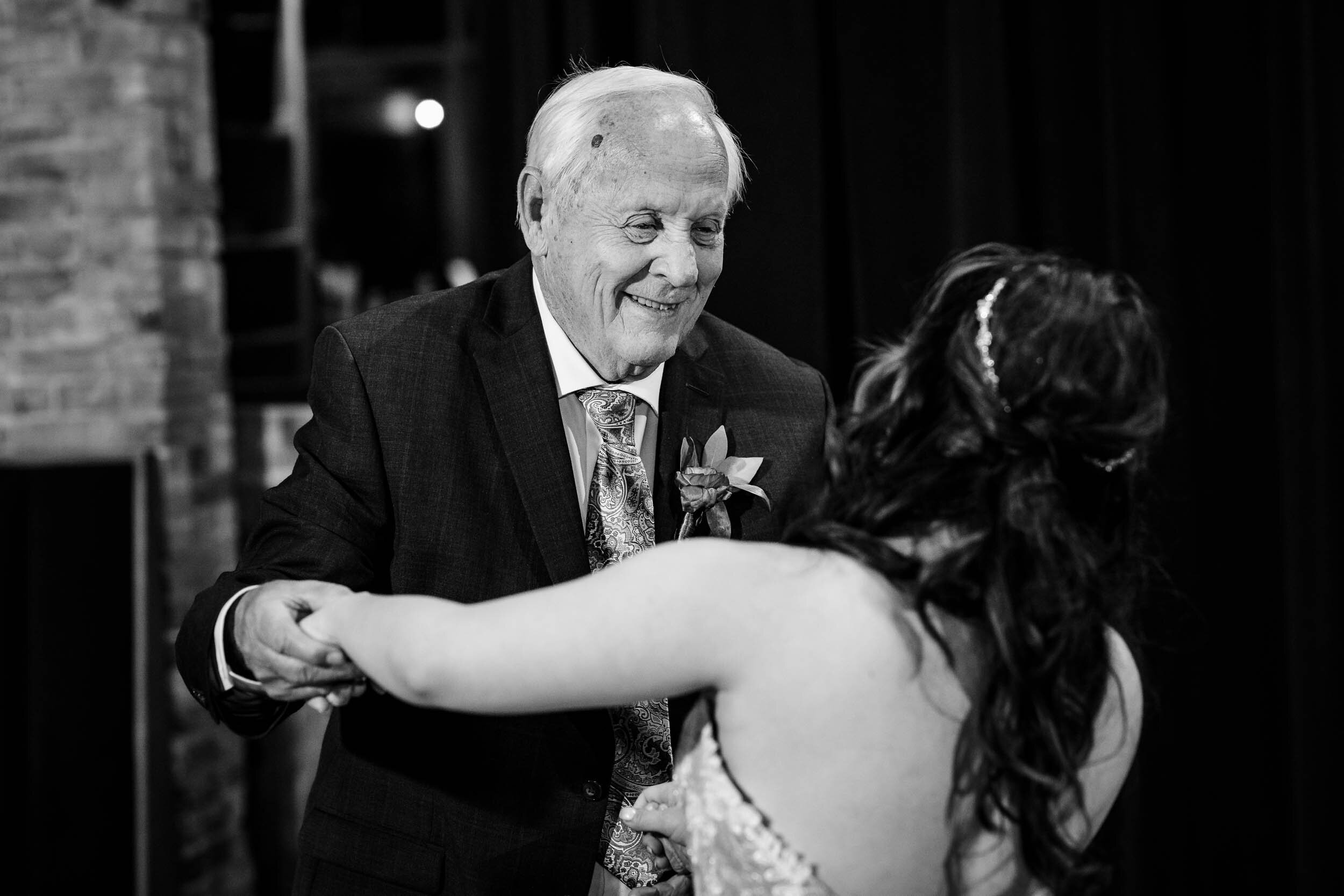 Chicago Wedding Photographer | City Winery | J. Brown Photography | father-daughter dance during the reception.