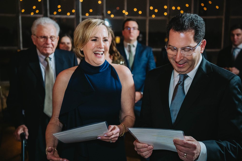 Wedding Day Photos | Ravenswood Event Center | J. Brown Photography | parents during ketubah signing ceremony
