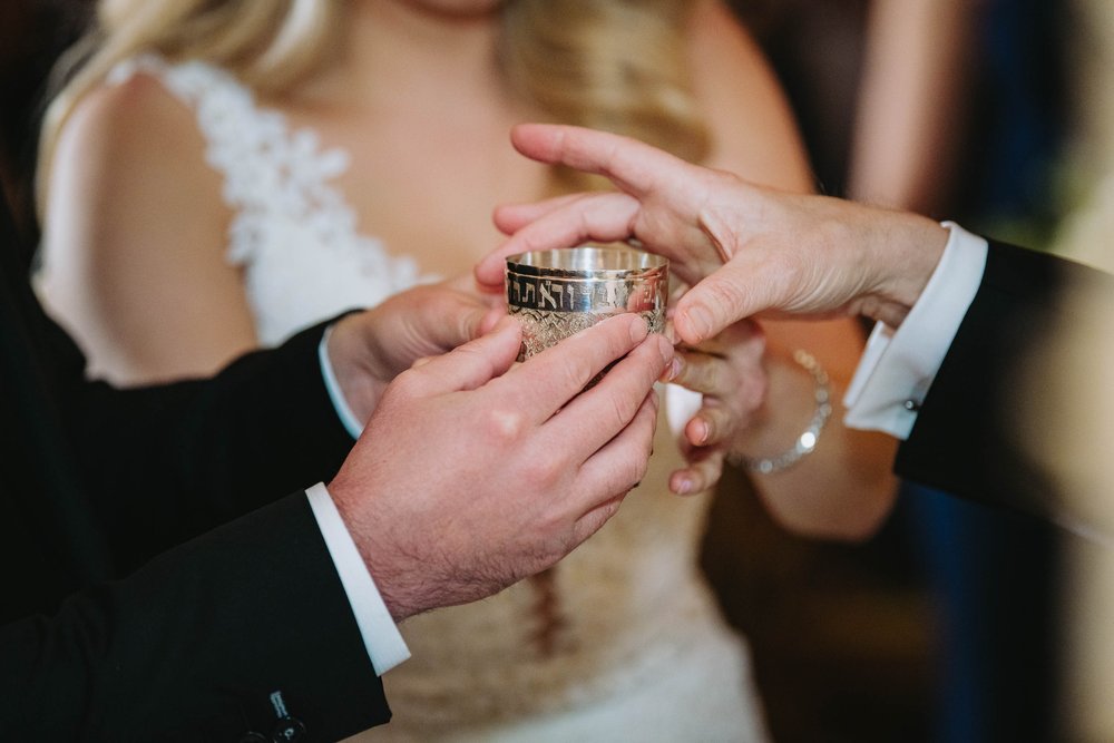 Chicago Wedding Photographer | Ravenswood Event Center | J. Brown Photography | kiddush cup during jewish wedding ceremony