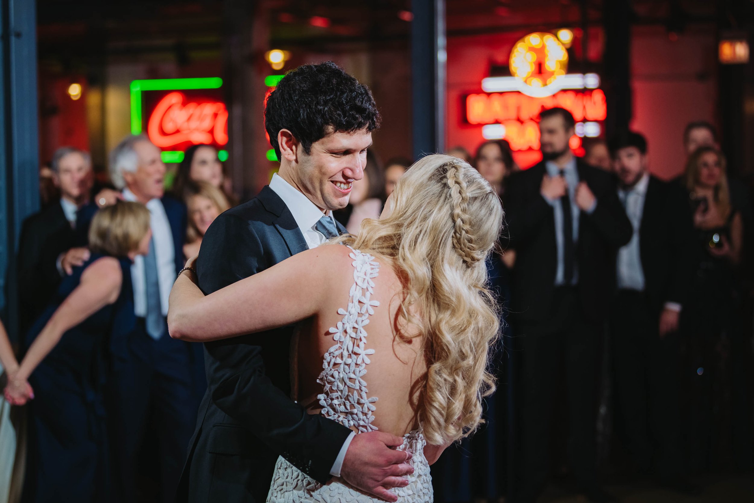 Chicago Wedding Photographer | Ravenswood Event Center | J. Brown Photography | bride and groom first dance moment