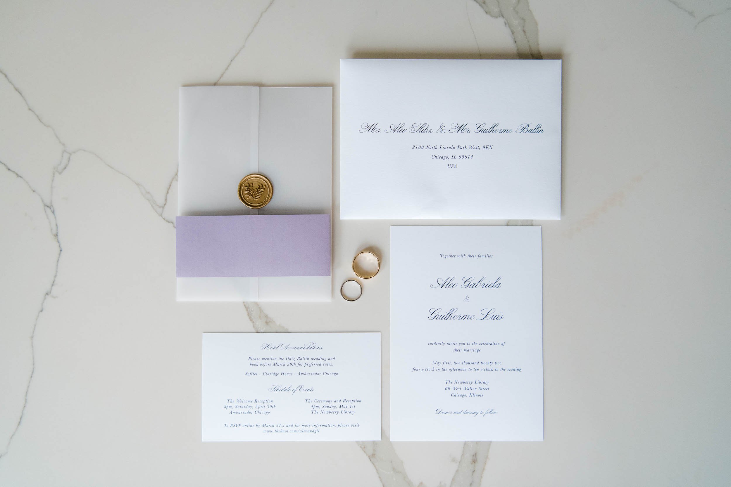 Wedding Day Photos | Newberry Library | J. Brown Photography | wedding invitation suite photo.