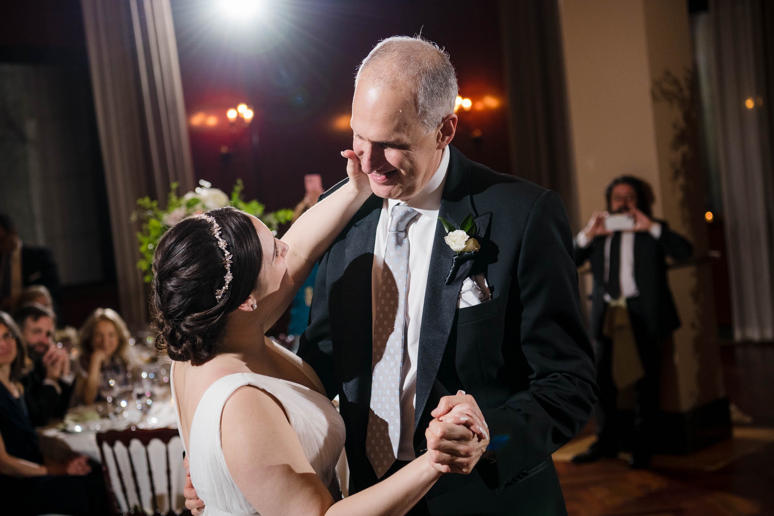 Best Wedding Photographers Near Me | Newberry Library | J. Brown Photography | father daughter dance.