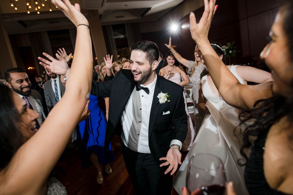 Best Wedding Photographers Near Me | Newberry Library | J. Brown Photography | fun dance floor moments. 