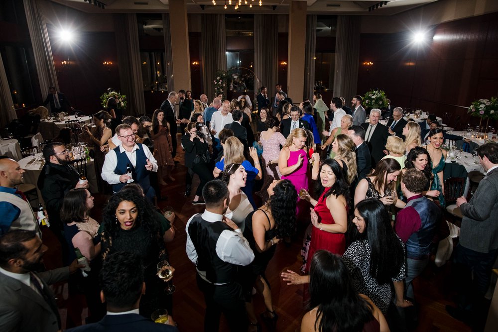 Best Wedding Photographers Near Me | Newberry Library | J. Brown Photography | dance floor reception photo. 