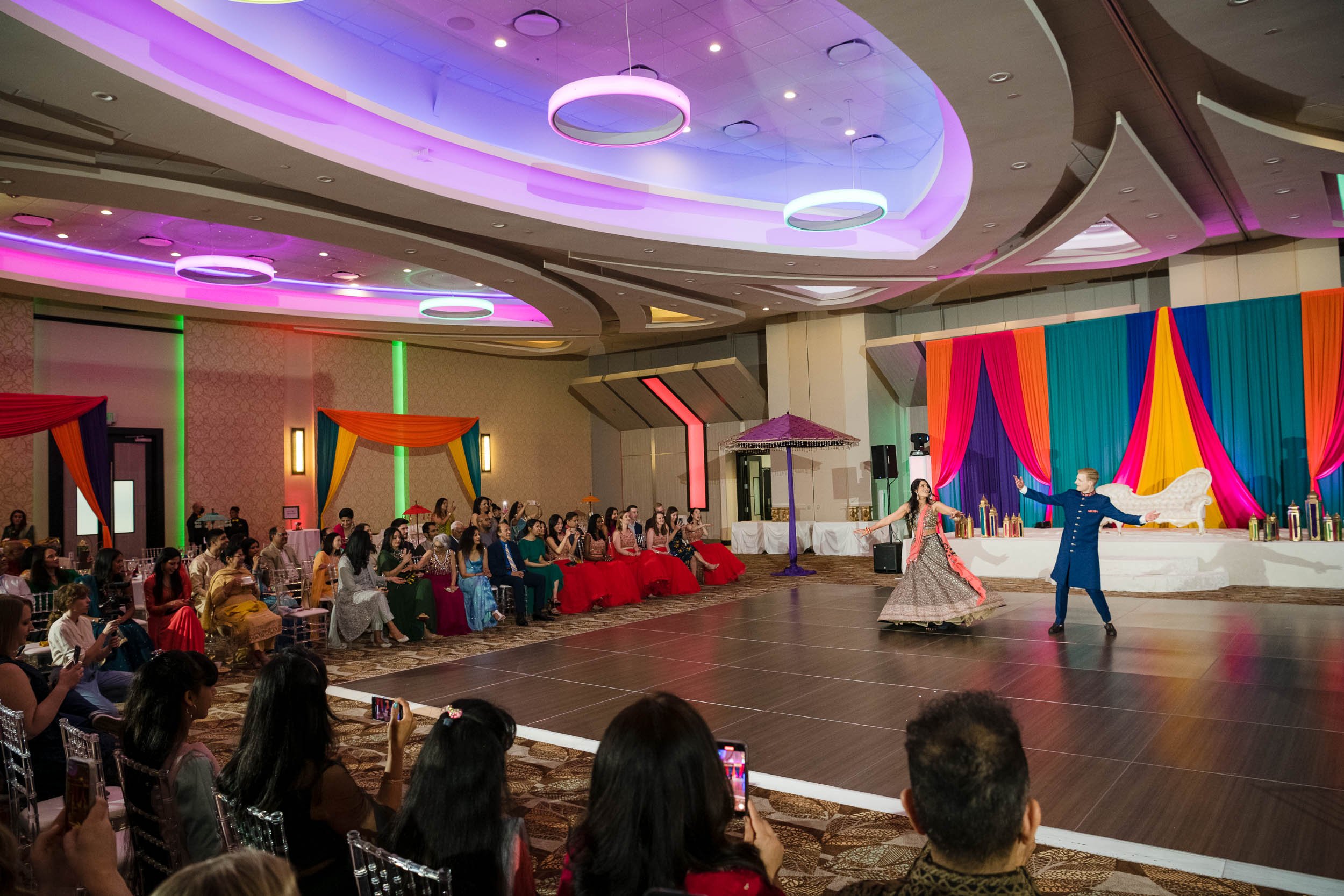 Indian Wedding Photographers Chicago | Renaissance Schaumburg | J. Brown Photography | sangeet dance photo.