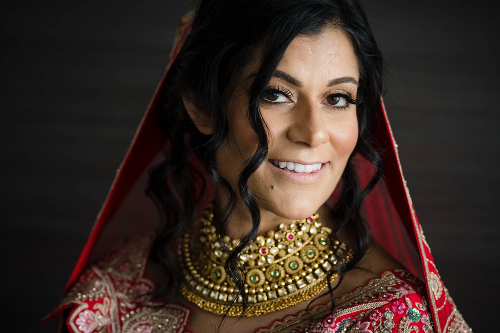 Indian Wedding Photographers | Renaissance Schaumburg | J. Brown Photography | bridal portrait.