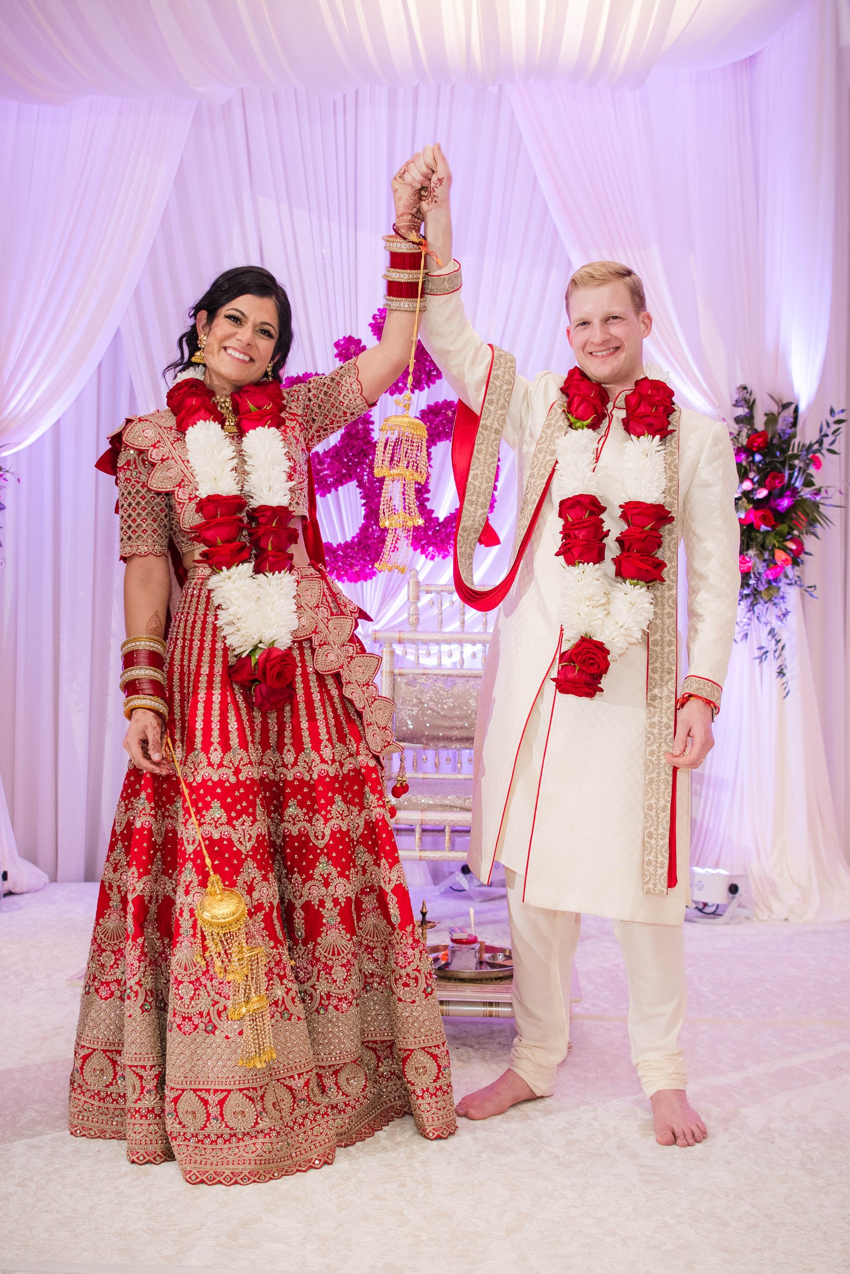 Indian Wedding Photographers | Renaissance Schaumburg | J. Brown Photography | bride and groom Indian wedding.