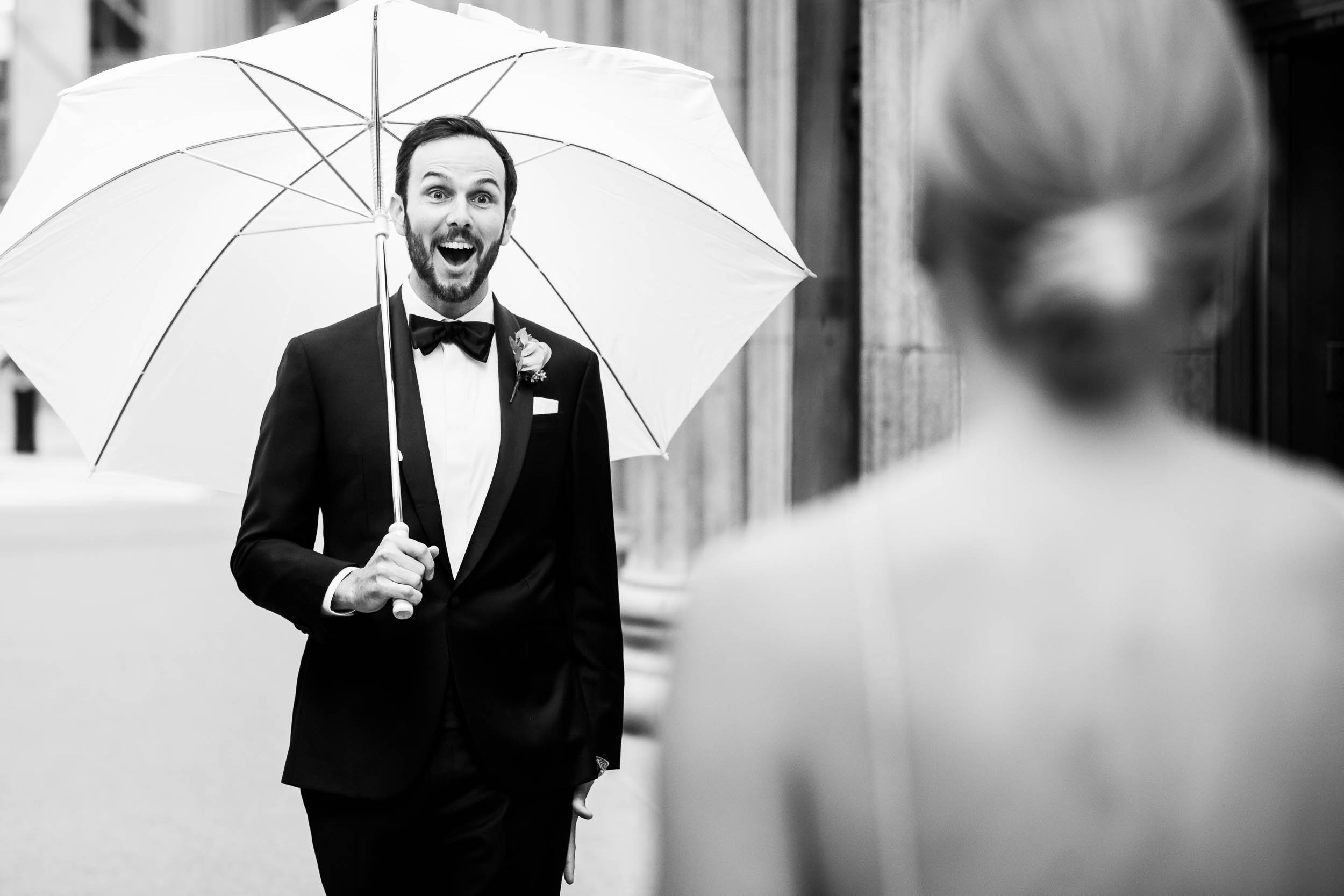 JW Marriott Wedding | Groom first look | Chicago IL