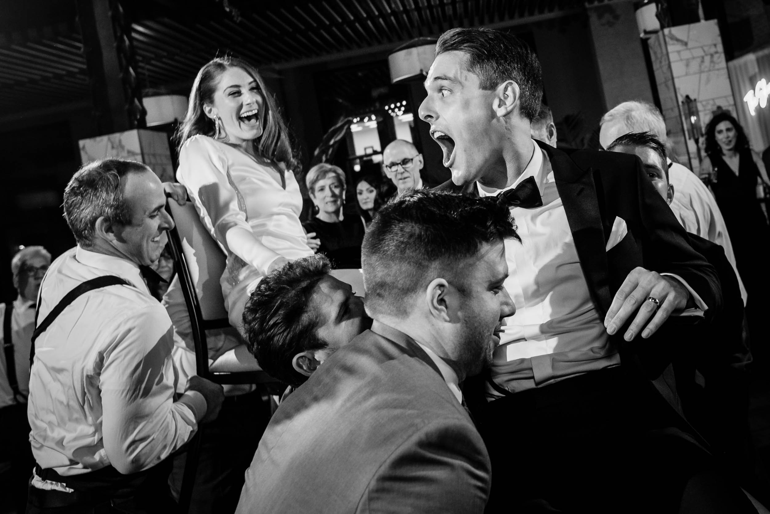 Kimpton Gray Hotel | Jewish Wedding Hora | Chicago IL 