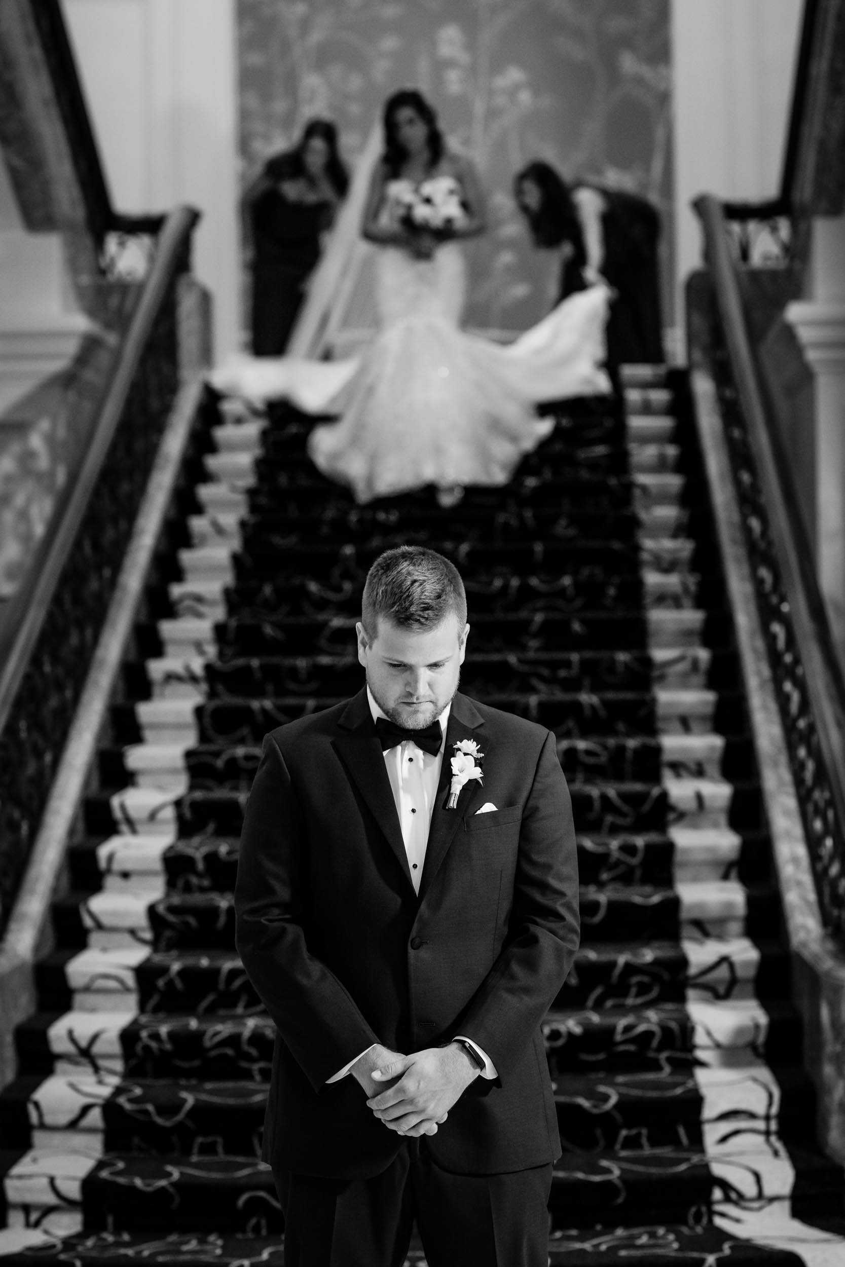 Four Seasons Hotel | Bride Groom First Look | Chicago IL 