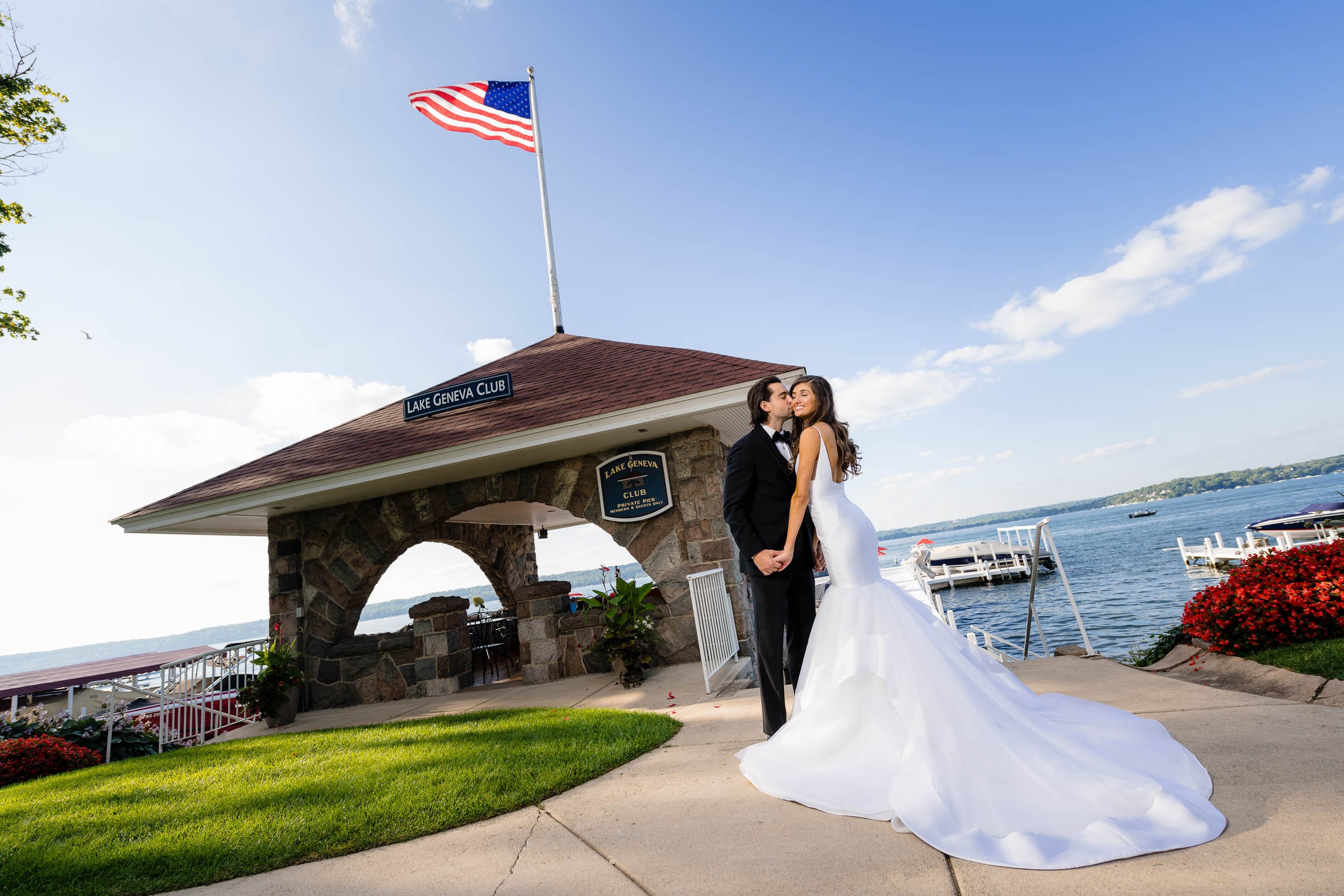 Abbey Resort | Wedding Couple Portrait | Lake Geneva WI