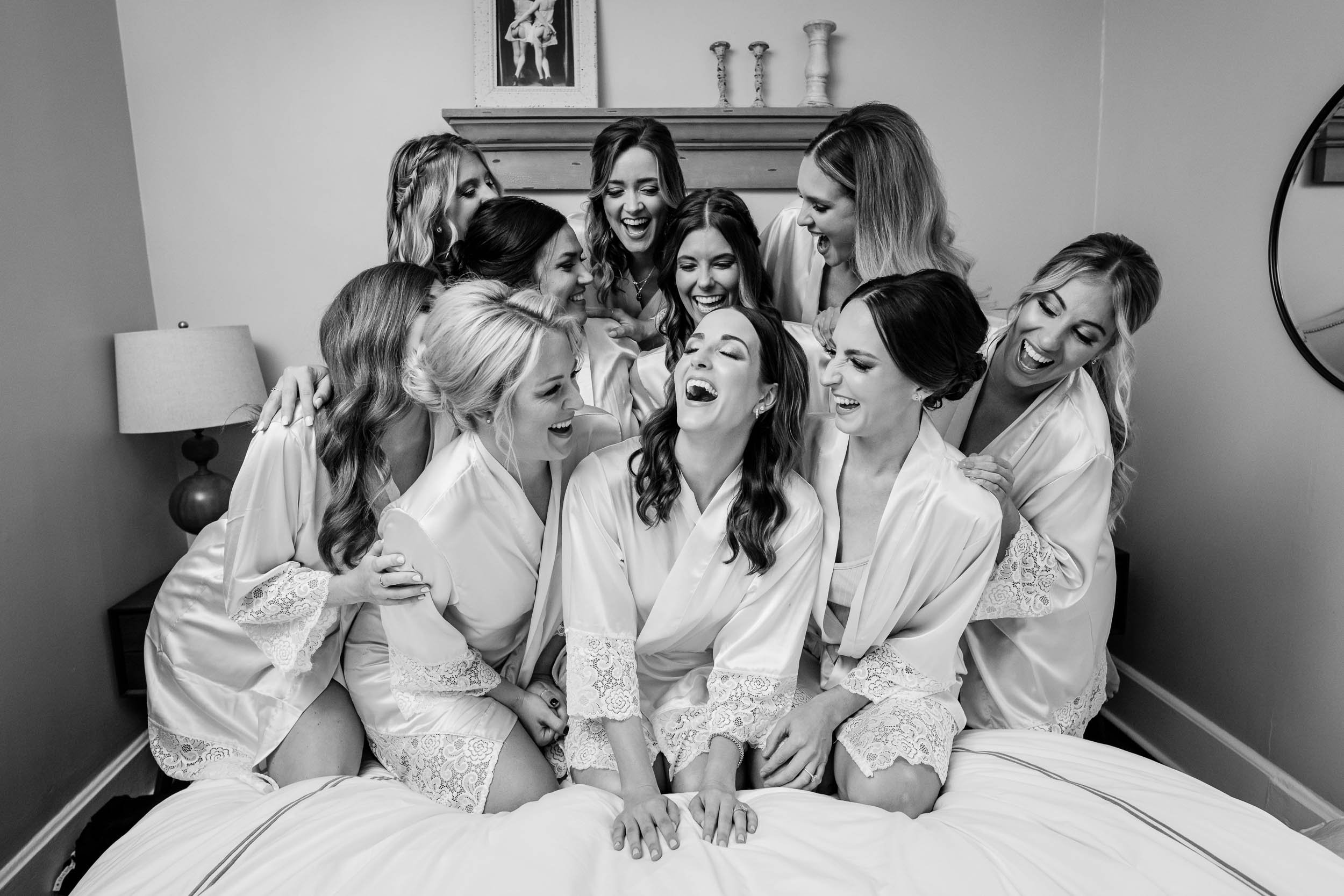 Morgan Manufacturing | Fun Bridesmaids Photo | Chicago IL