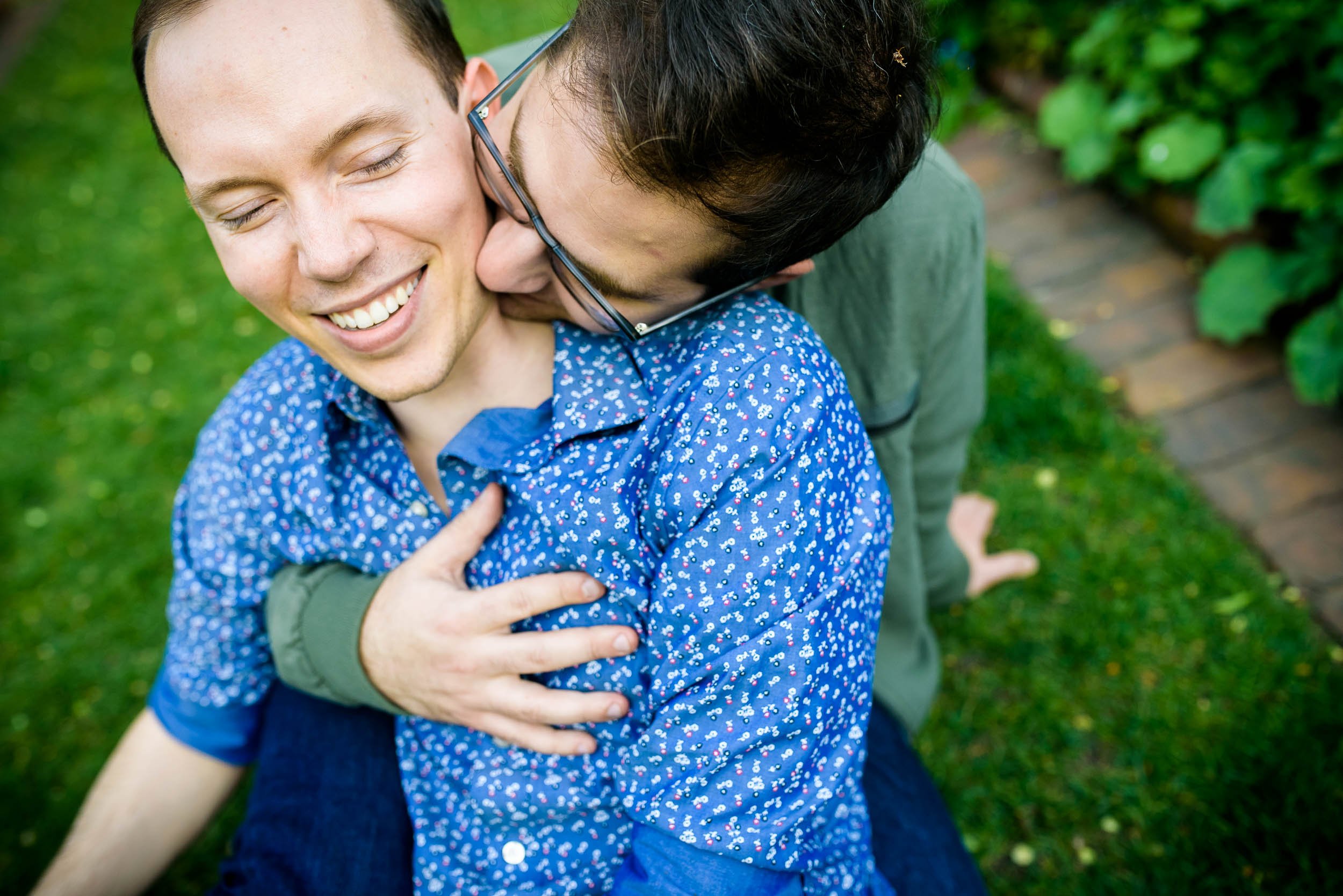 Northwestern Campus | Same Sex Engagement Session | Evanston IL