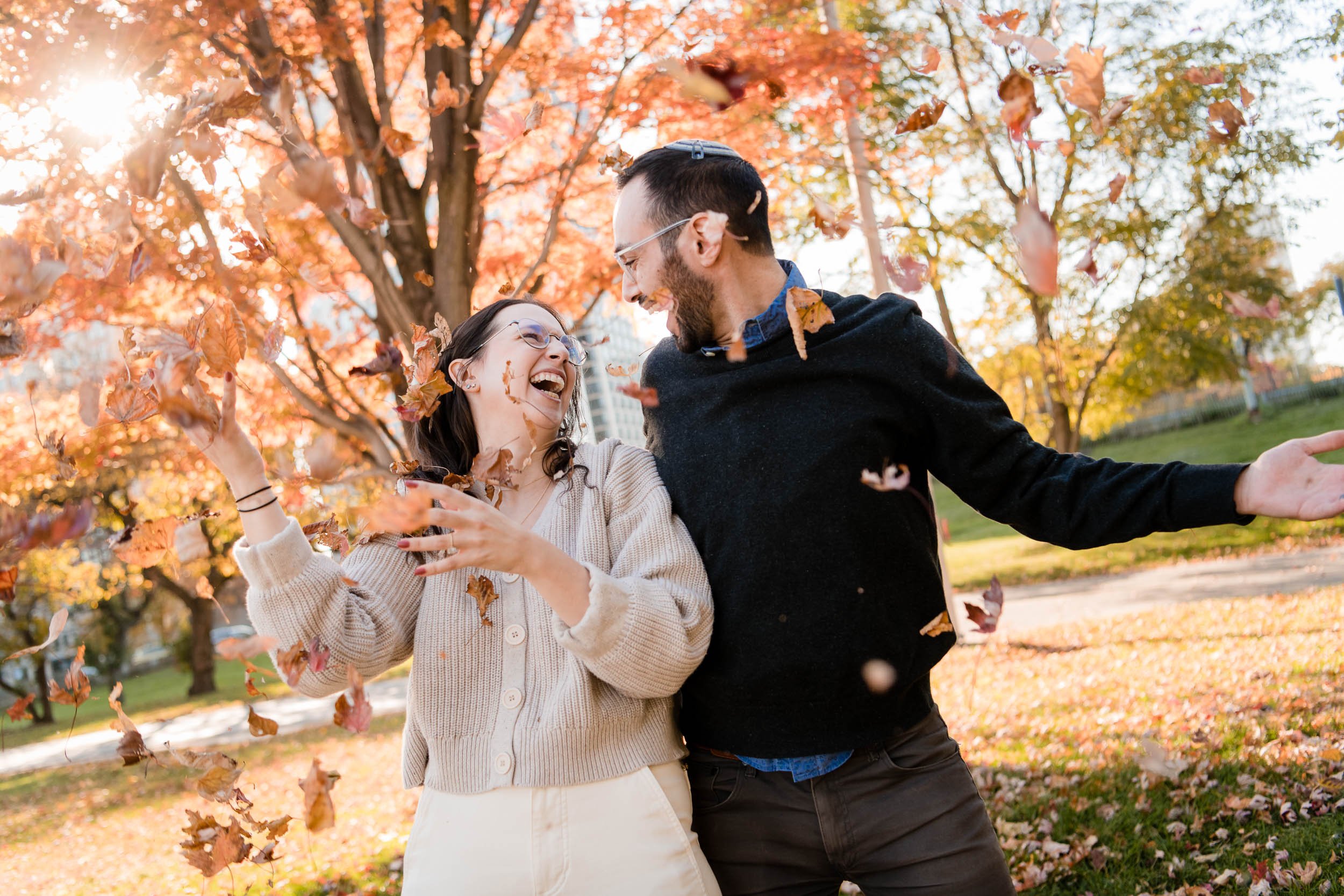 Lincoln Park | Fall Engagement Session | Chicago IL