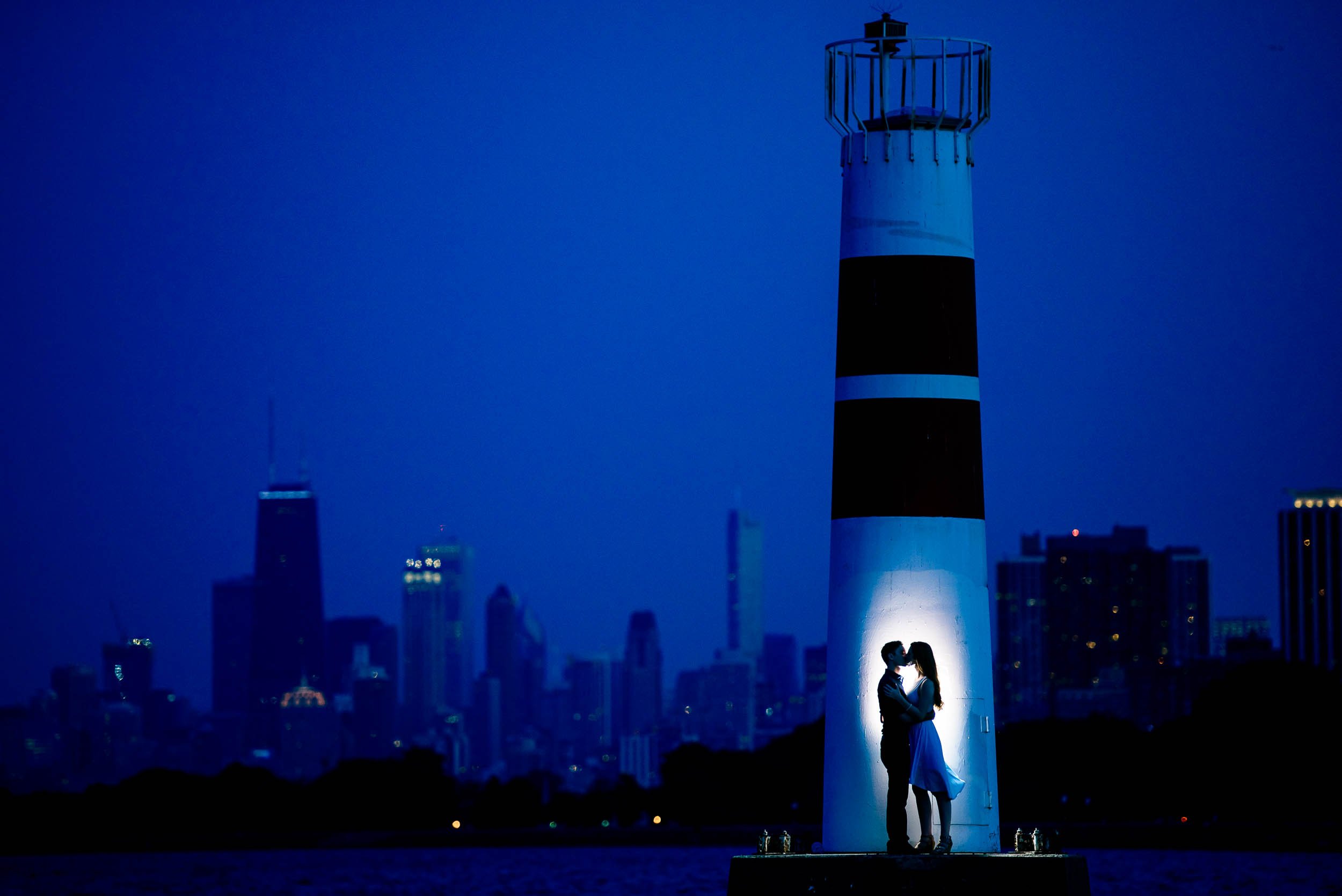 Montrose Harbor | Creative Engagement Session | Chicago IL