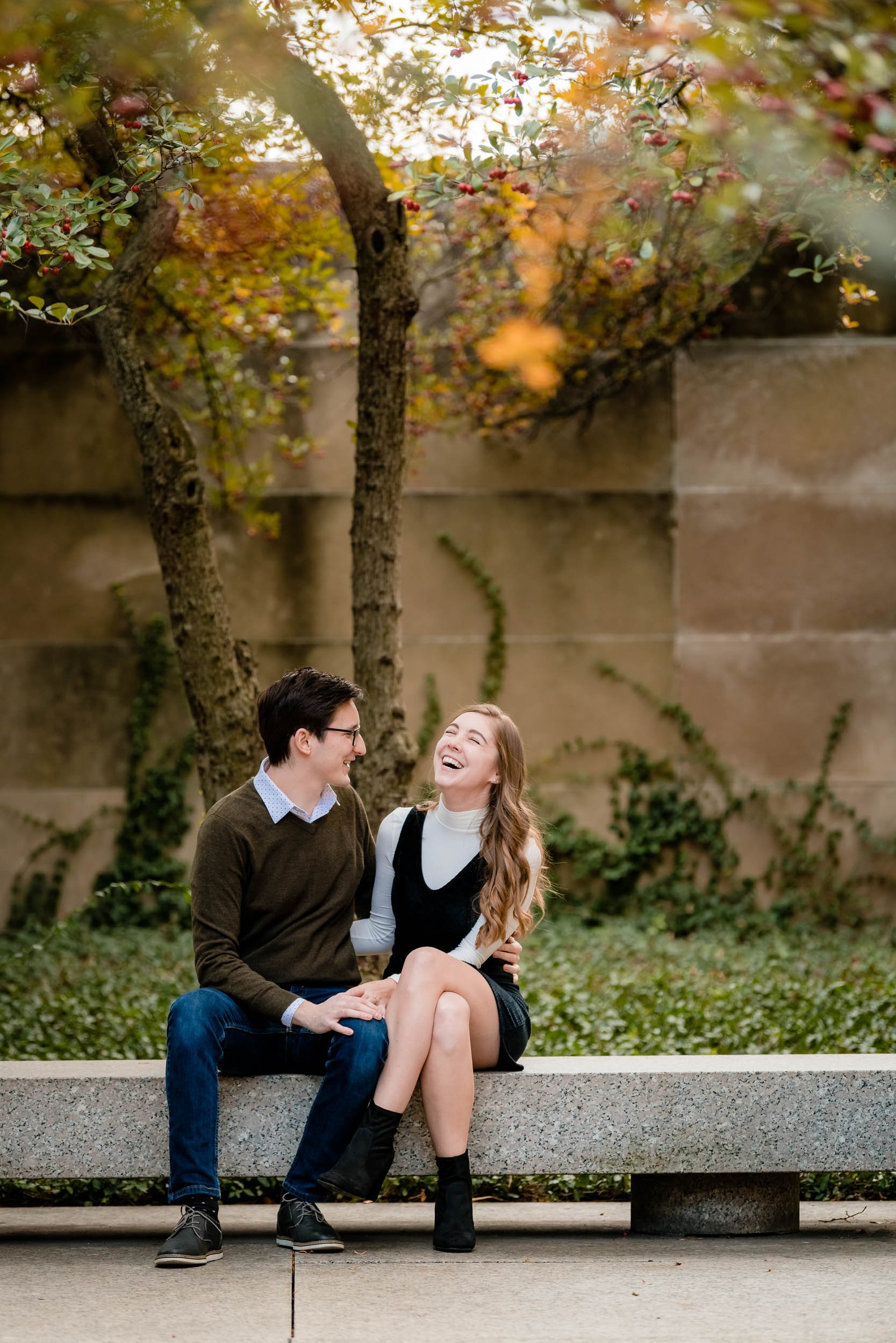 Art Institute South Garden | Downtown Engagement Session | Chicago IL