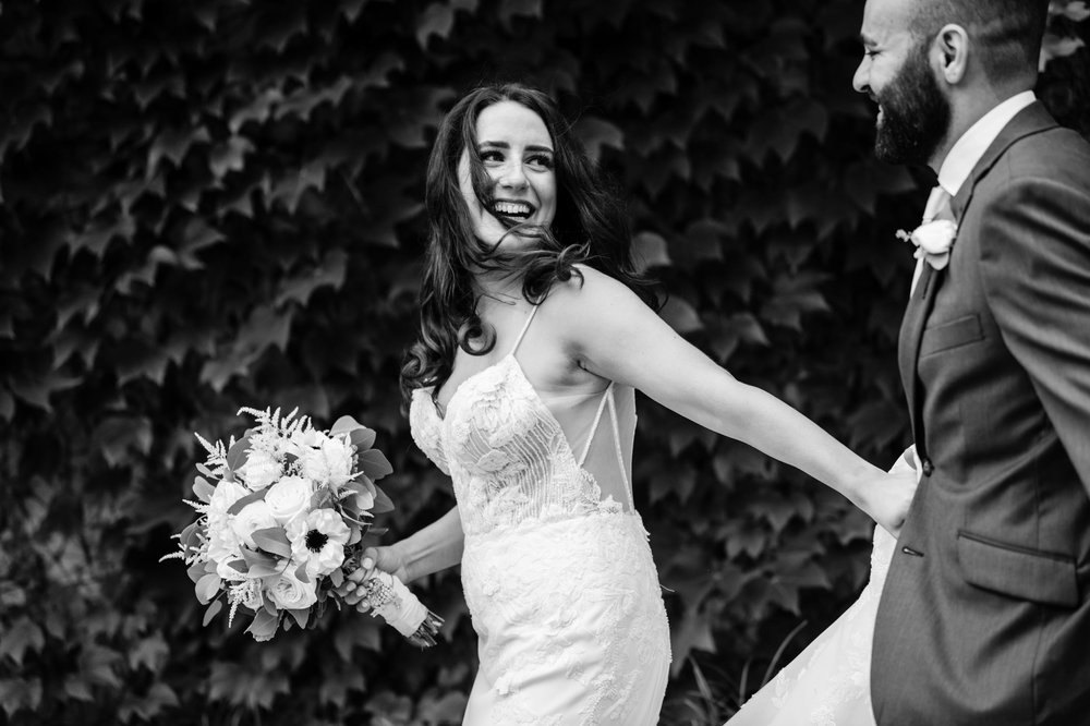 Chicago Riverwalk | Fun Candid Wedding Photos | Chicago IL