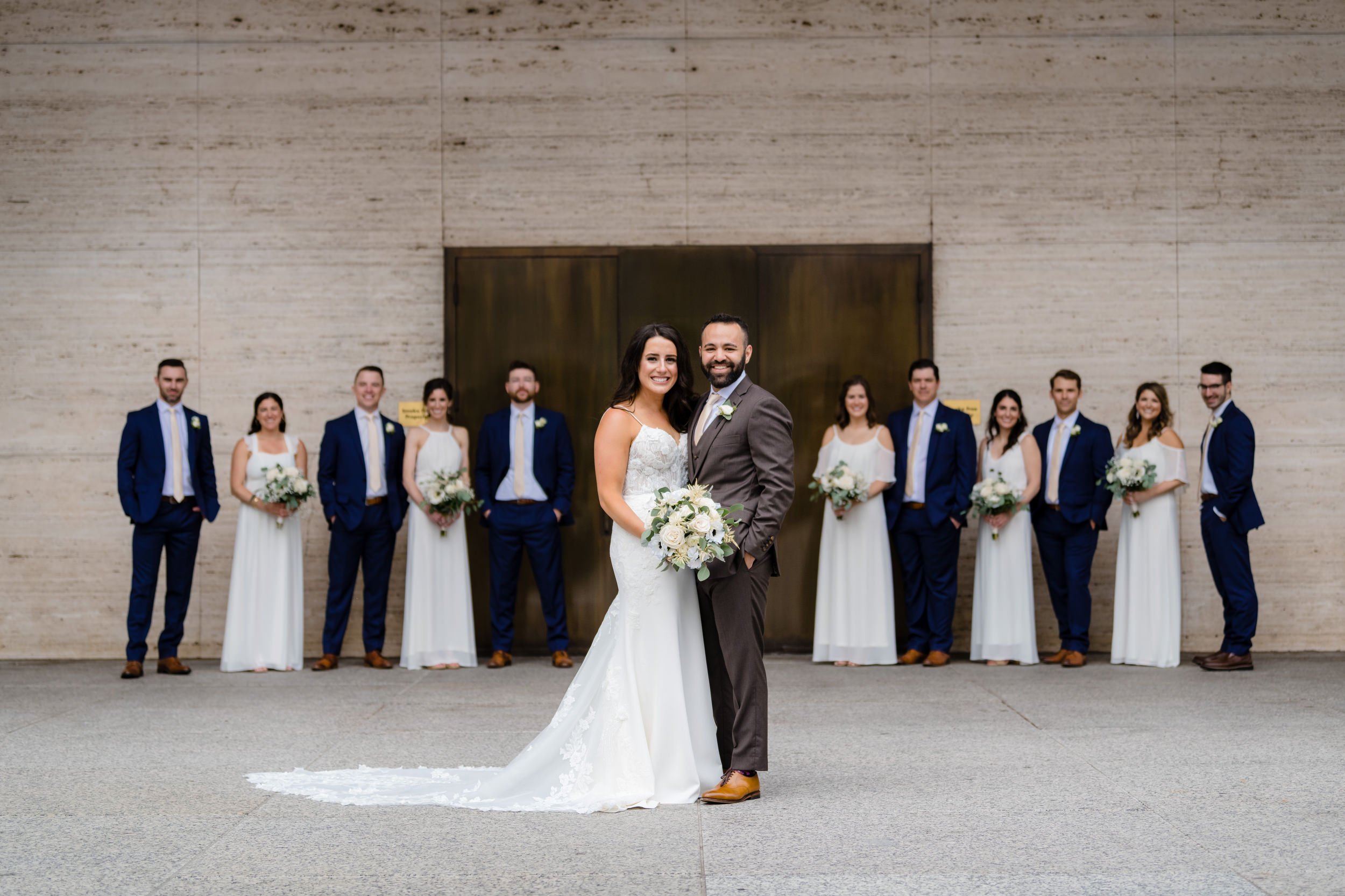 The Langham | Outdoor Wedding Photos | Chicago IL