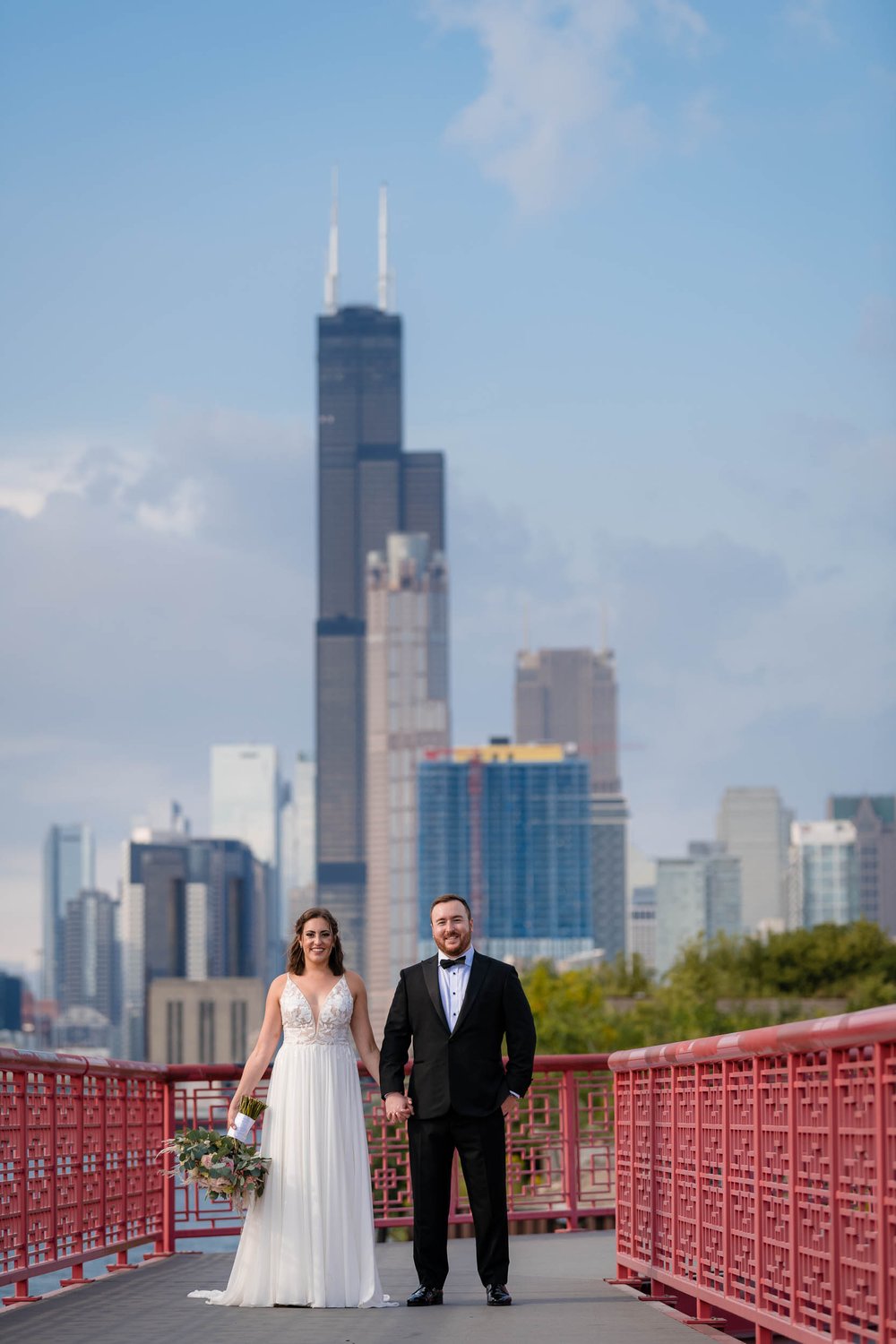 Ping Tom Park | Outdoor Wedding Party Photo | Chicago IL