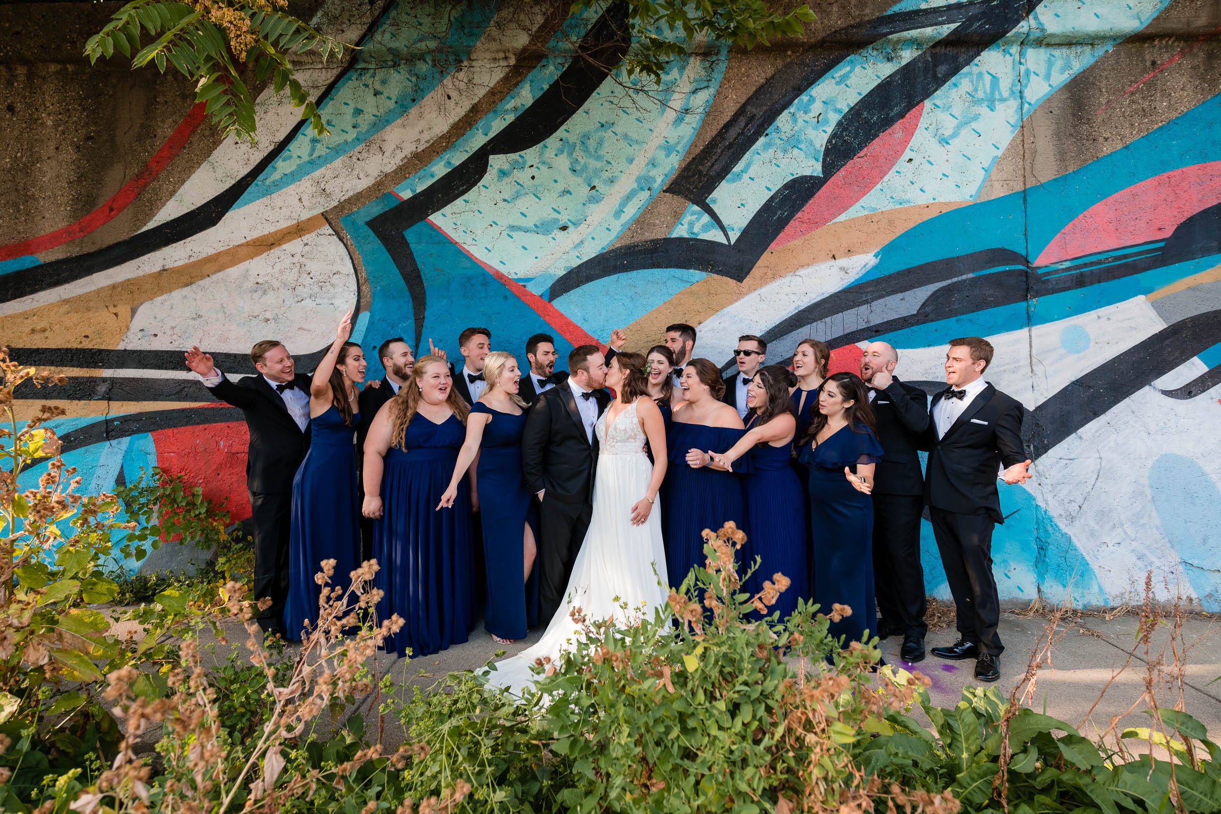 Pilsen | Street Art Wedding Photo | Chicago IL