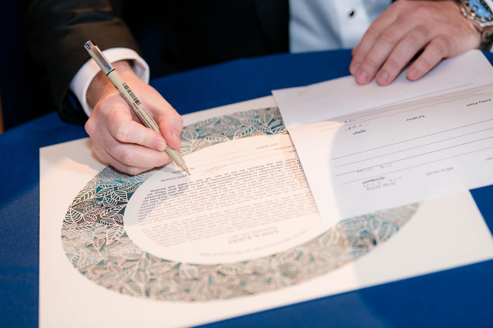 Bridgeport Art Center | Jewish Wedding Ketubah Signing | Chicago IL