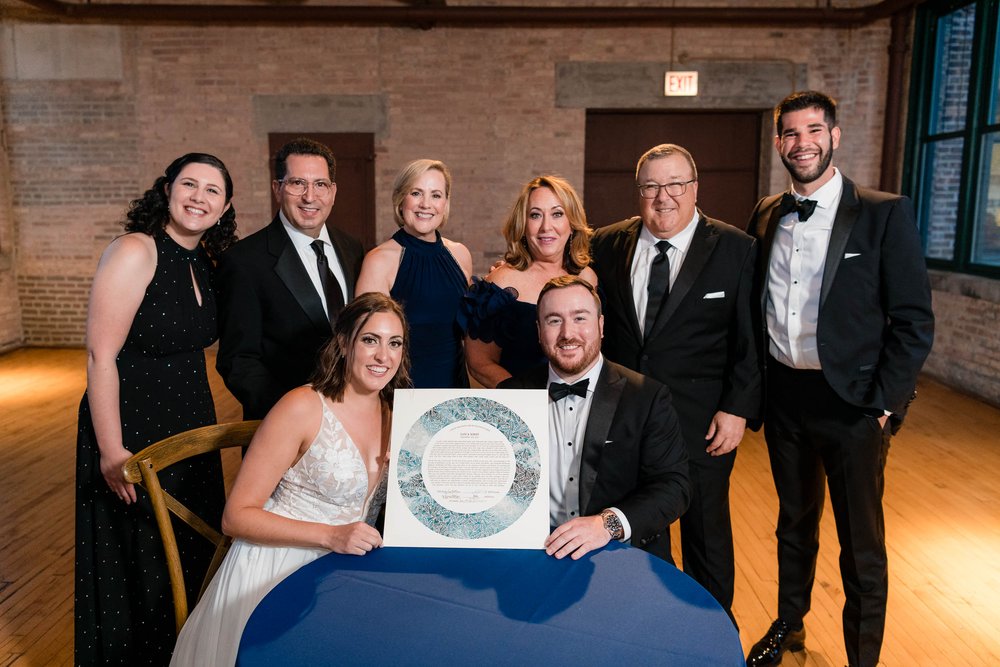 Bridgeport Art Center | Jewish Wedding Ketubah Signing | Chicago IL