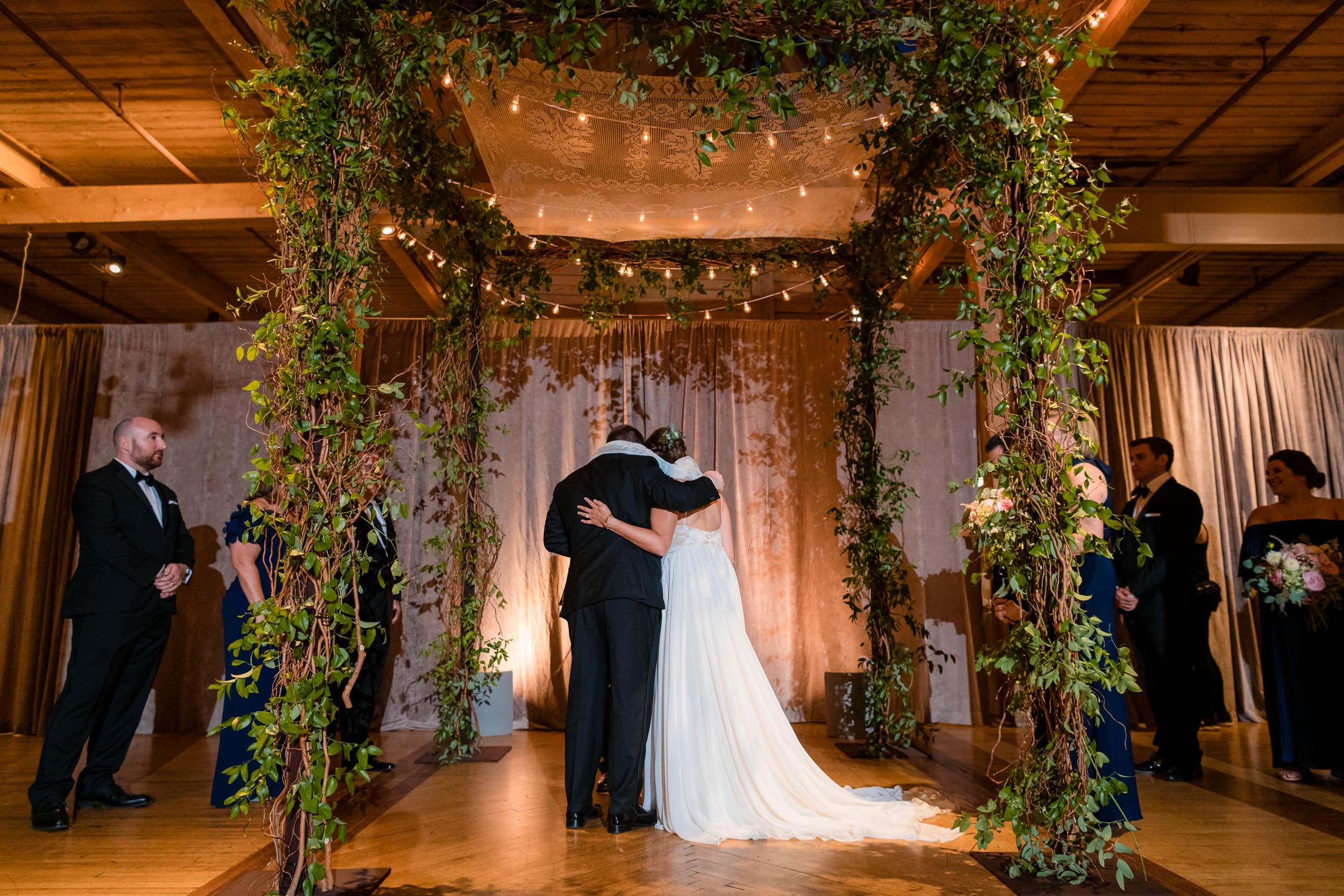 Bridgeport Art Center | Indoor Jewish Wedding | Chicago IL