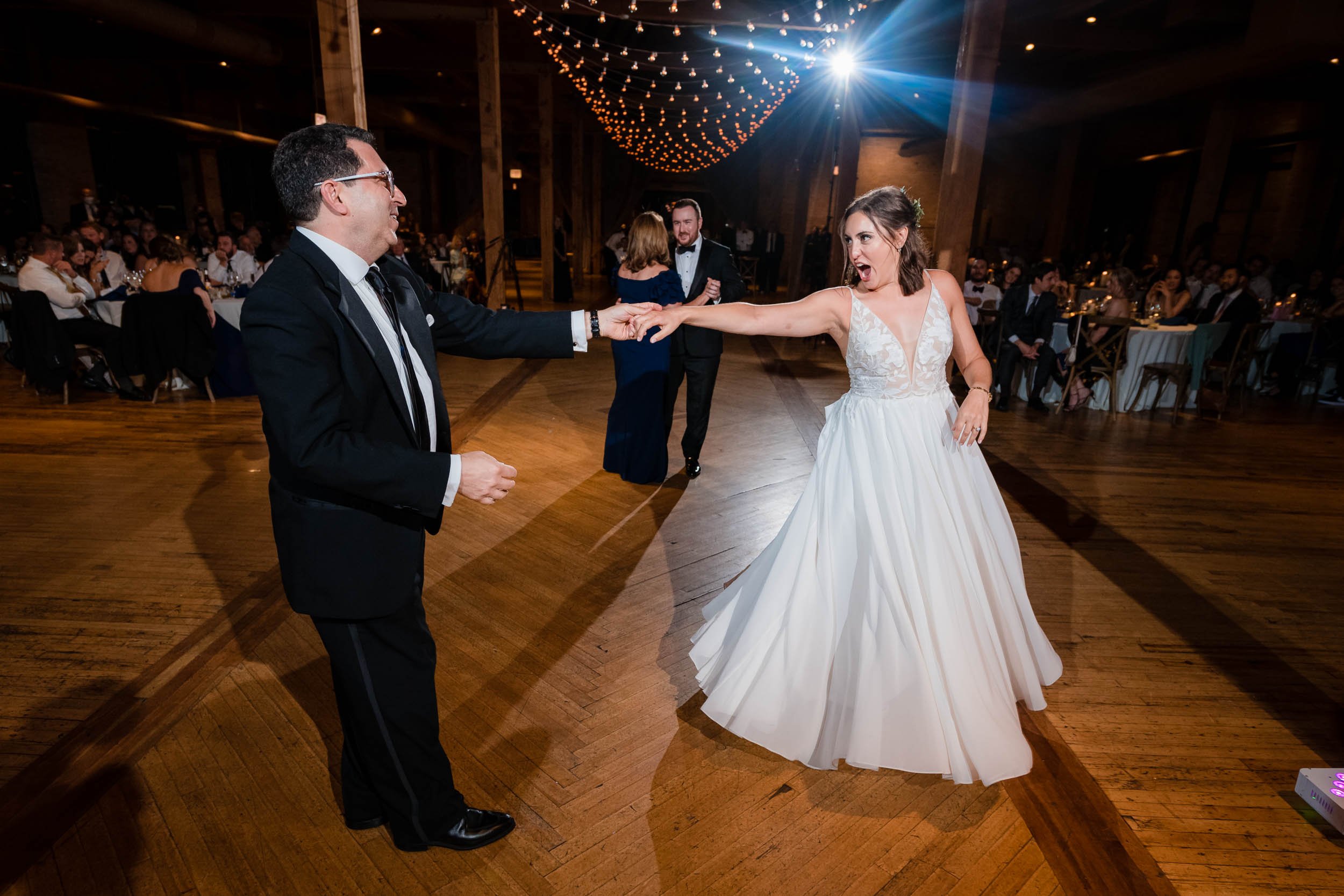 Bridgeport Art Center | Indoor Wedding Reception | Chicago IL