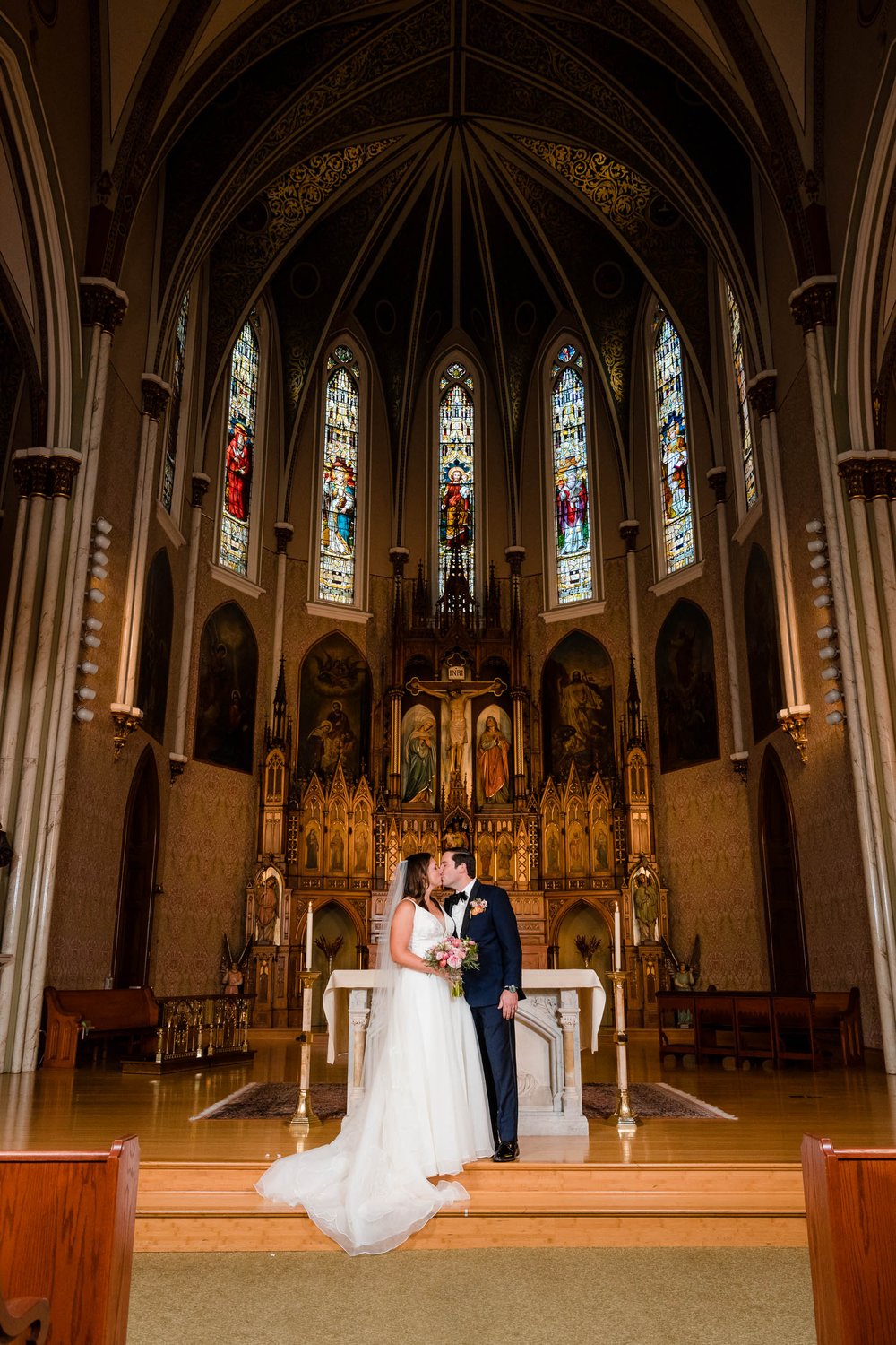 St. Joseph | Church Wedding Portrait | Chicago IL