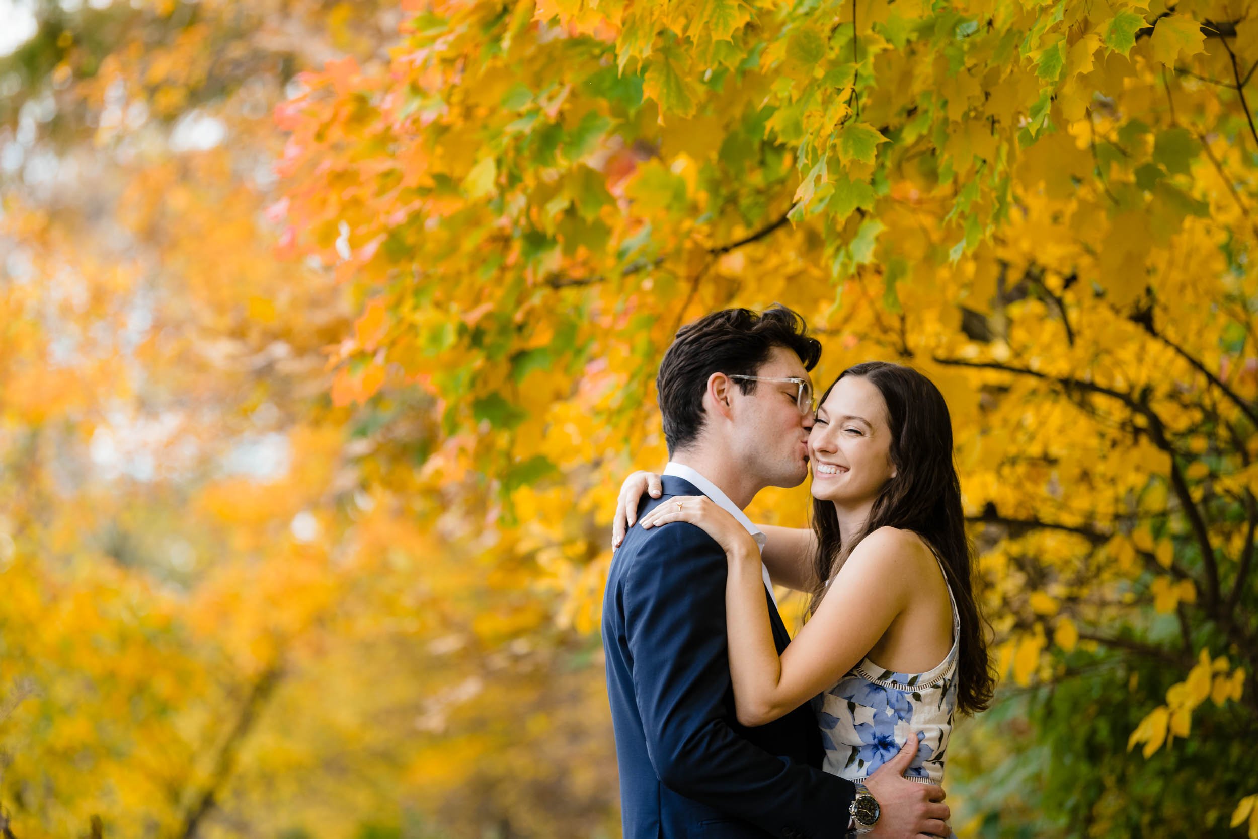 Alfred Caldwell Lily Pool | Fall Engagement Session | Chicago IL