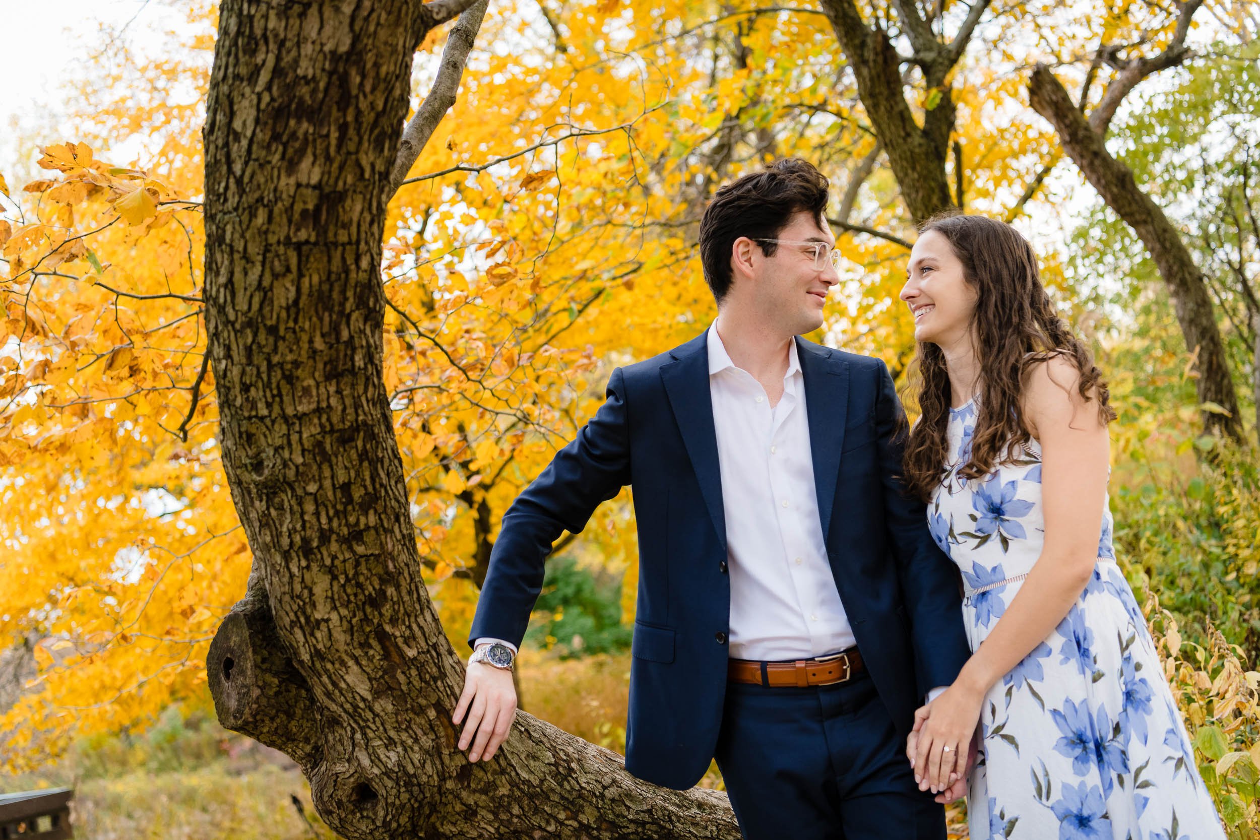 Alfred Caldwell Lily Pool | Fall Engagement Session | Chicago IL