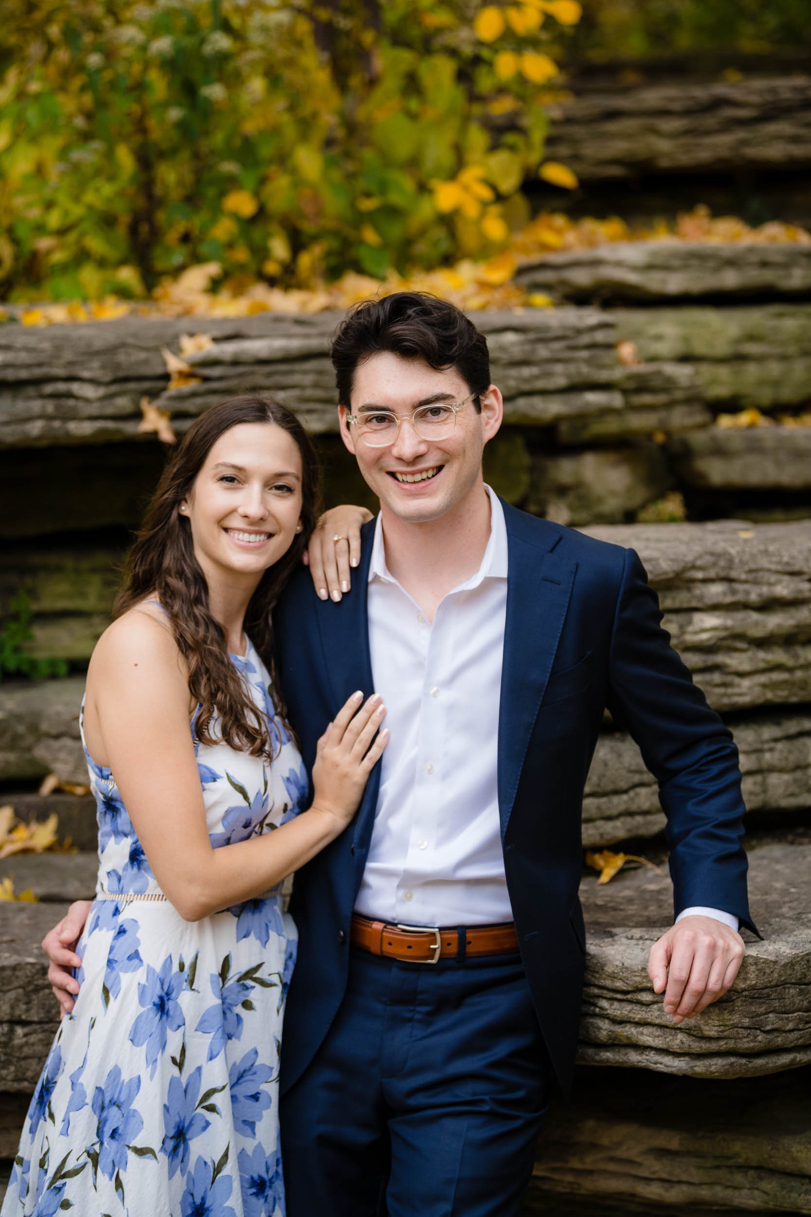 Alfred Caldwell Lily Pool | Fall Engagement Session | Chicago IL